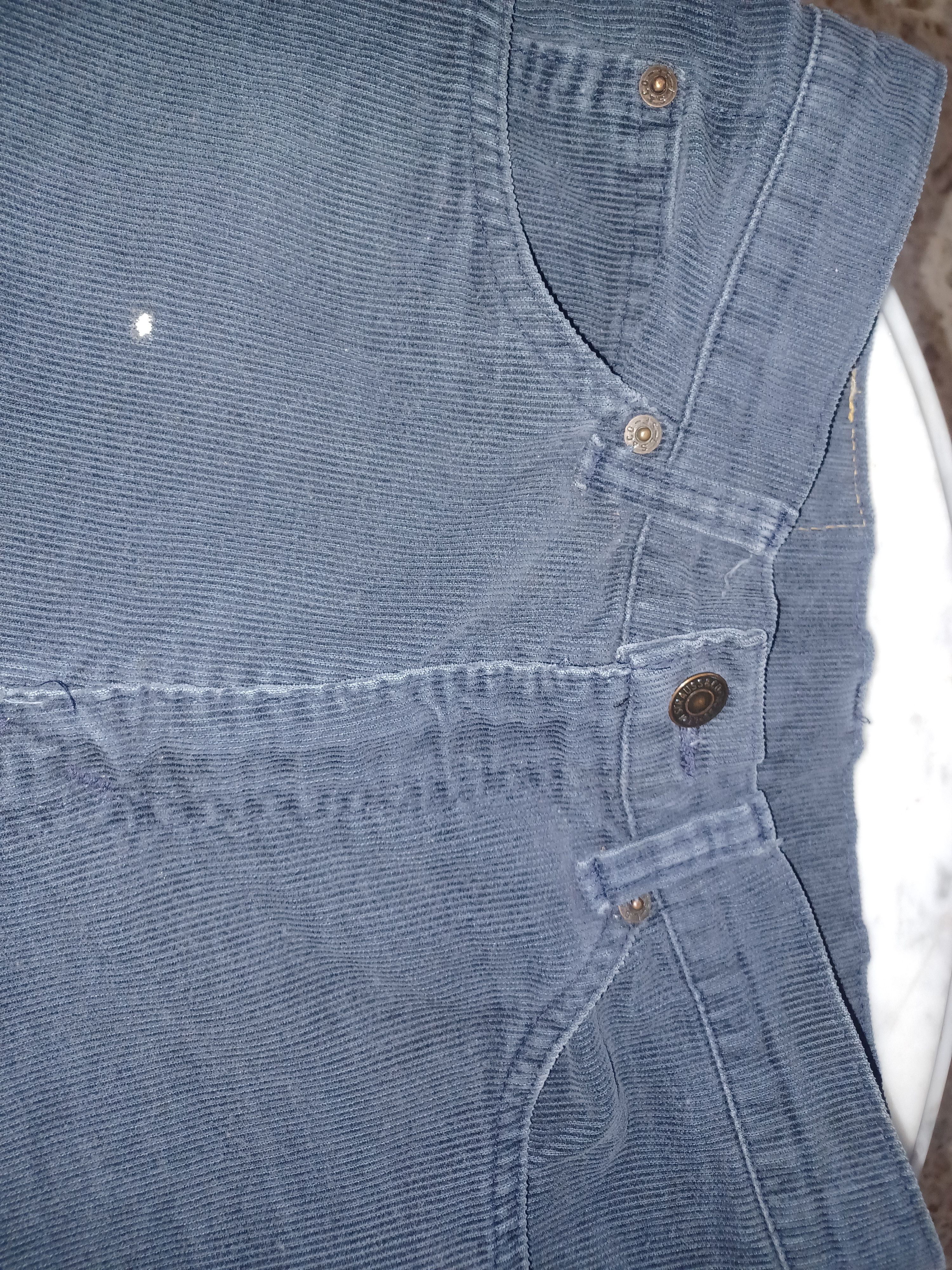 Levi's Vintage Levi's 517 Women's Corduroy Jeans 29 x 32 Navy Size 29" - 4 Thumbnail