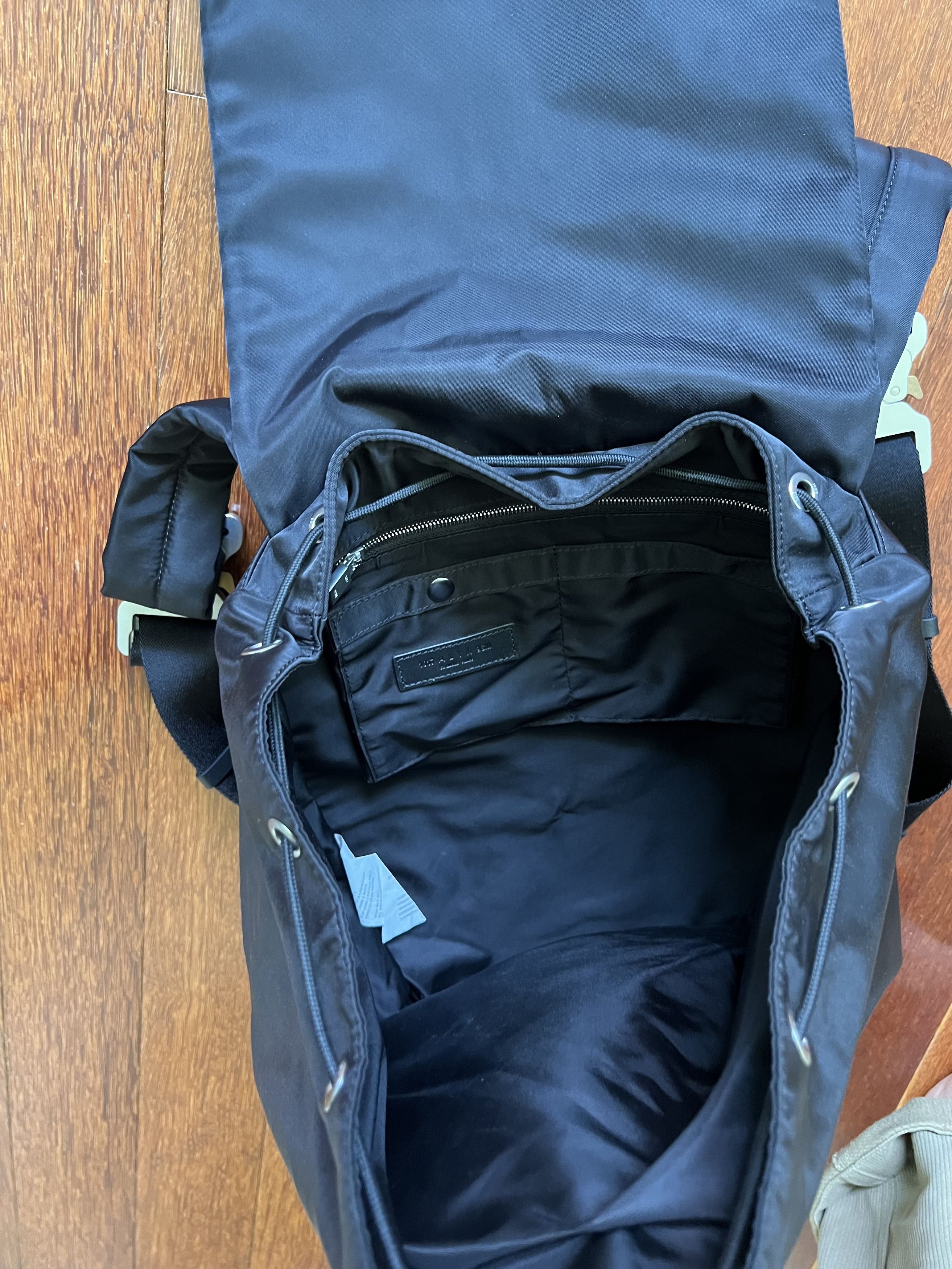 1017 ALYX 9SM 💚 1017 ALYX 9SM Oversize Tank Backpack Black Size ONE SIZE - 5 Thumbnail