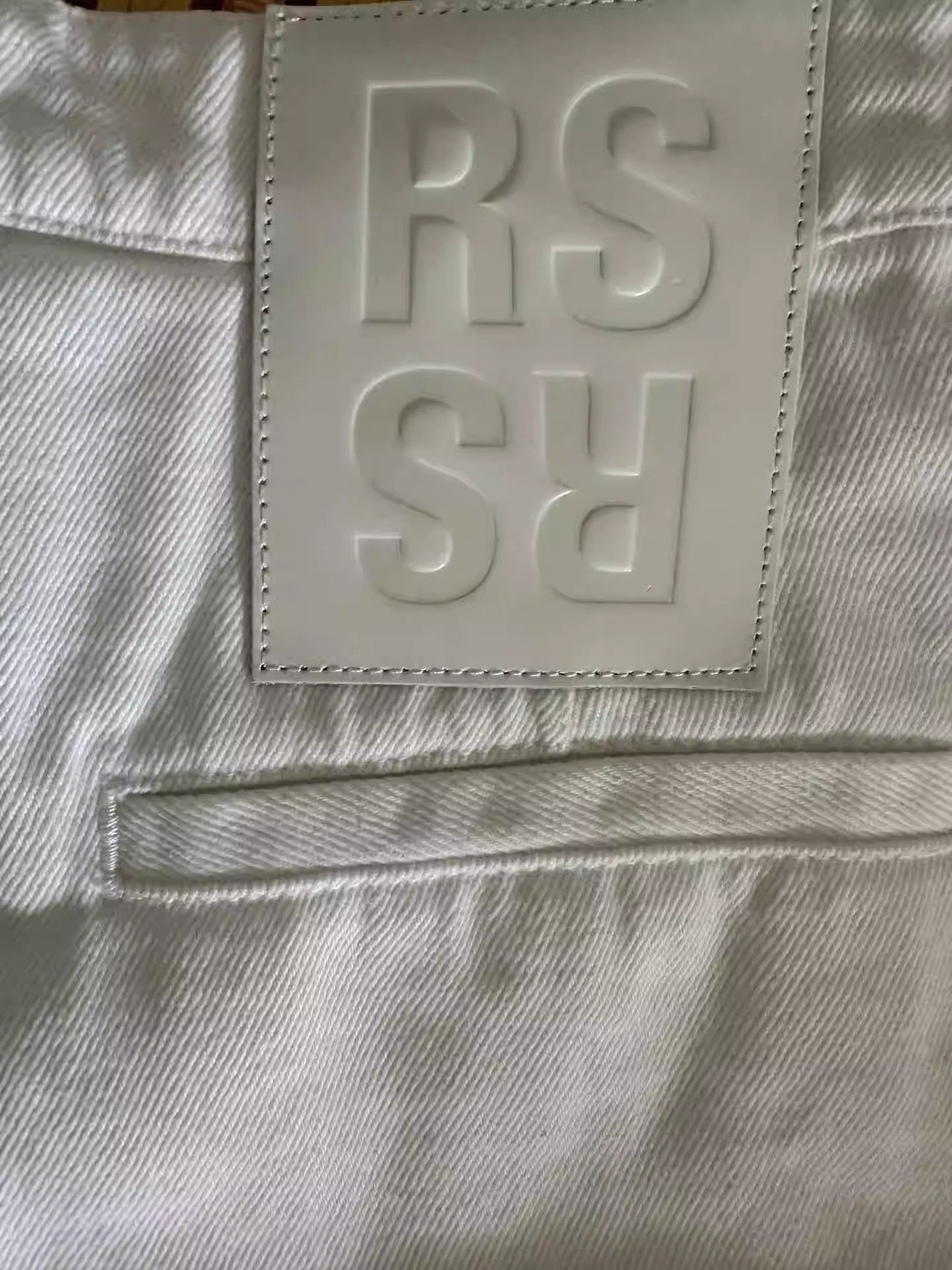 Raf Simons Raf Simons white denim wide leg shorts-2505 Size US 34 / EU 50 - 3 Thumbnail