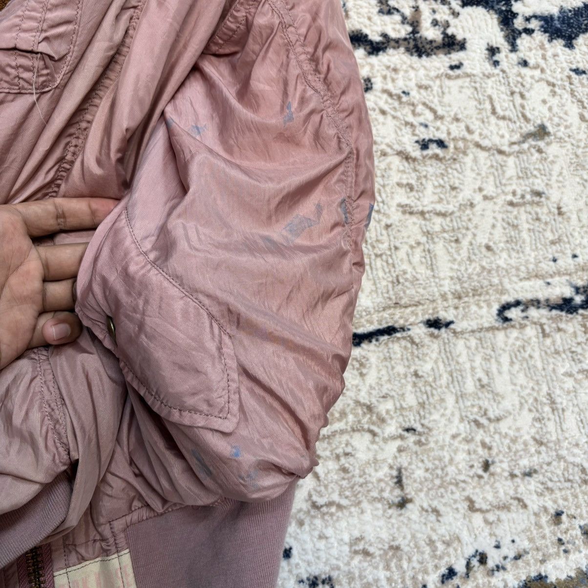 Karl Helmut × Pink House Vintage Pink House Bomber Jacket Rare Design Size US L / EU 52-54 / 3 - 9 Thumbnail