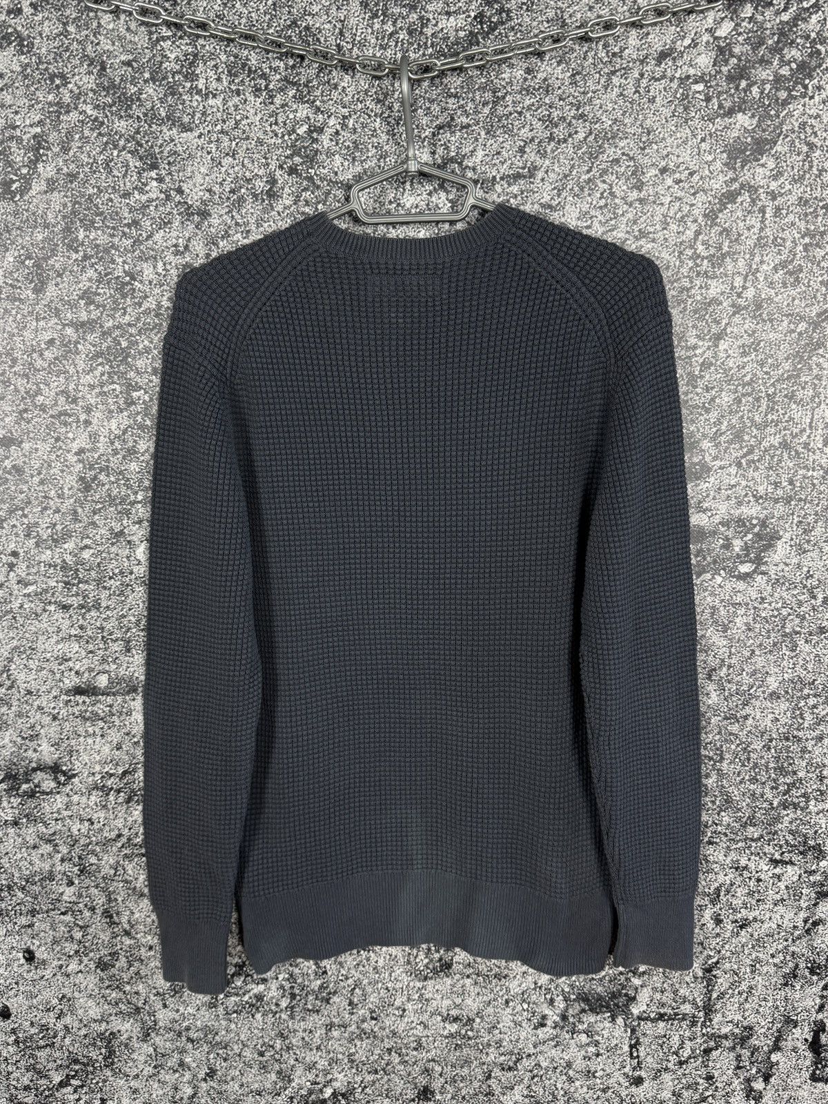 Allsaints Allsaints Wells Crewneck Sweater Waffle Knit Pullover Size S Size US S / EU 44-46 / 1 - 11 Thumbnail