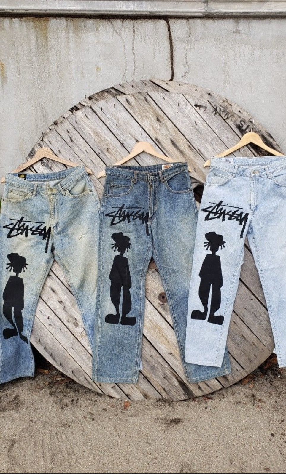 Stussy Pick One Rework Stussy denim Big logo🚀 Size US 34 / EU 50 - 1 Preview