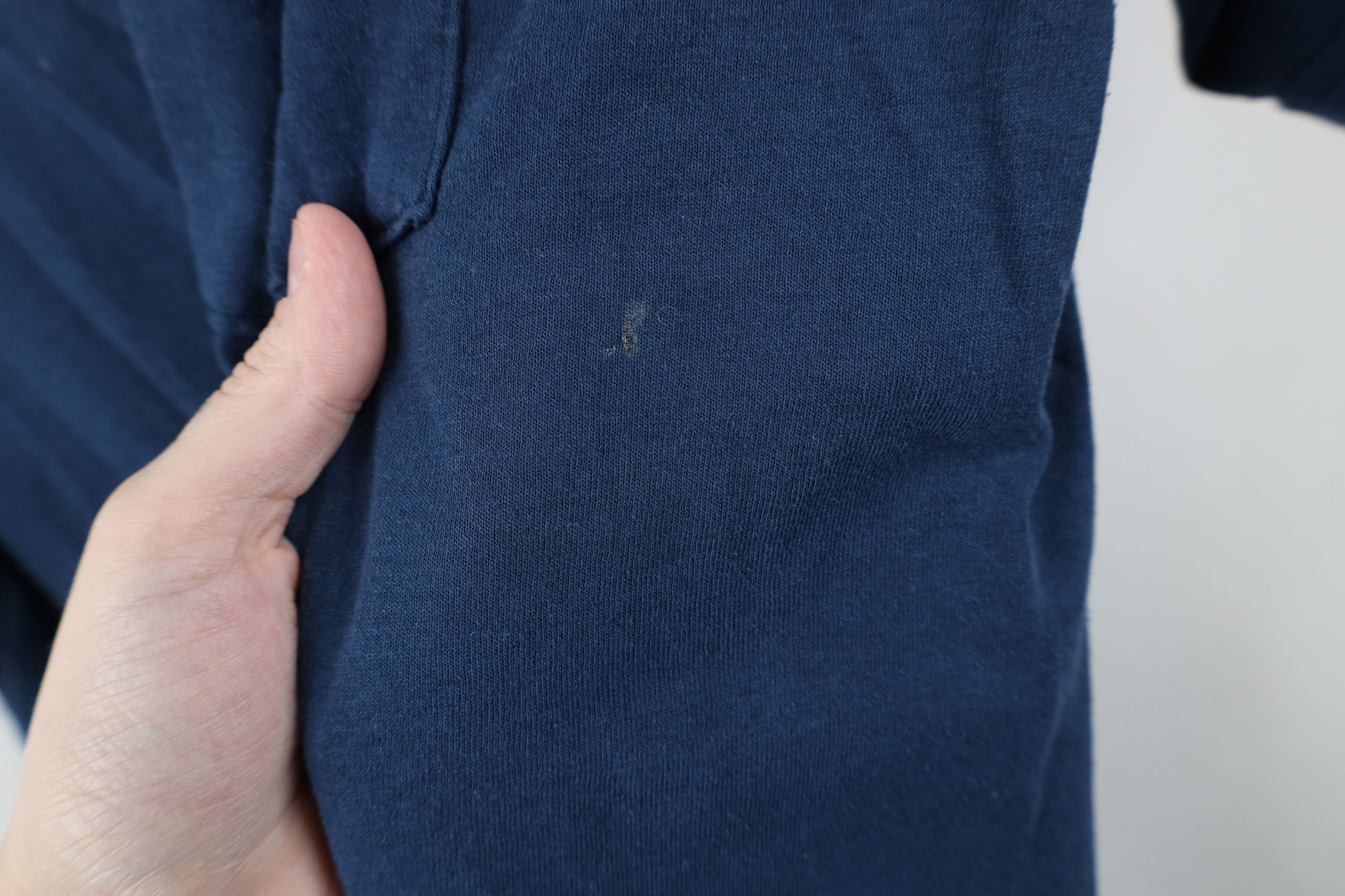 Vintage Vintage 90s Streetwear Thin Short Sleeve Pocket T-Shirt Blue Size US XL / EU 56 / 4 - 5 Thumbnail