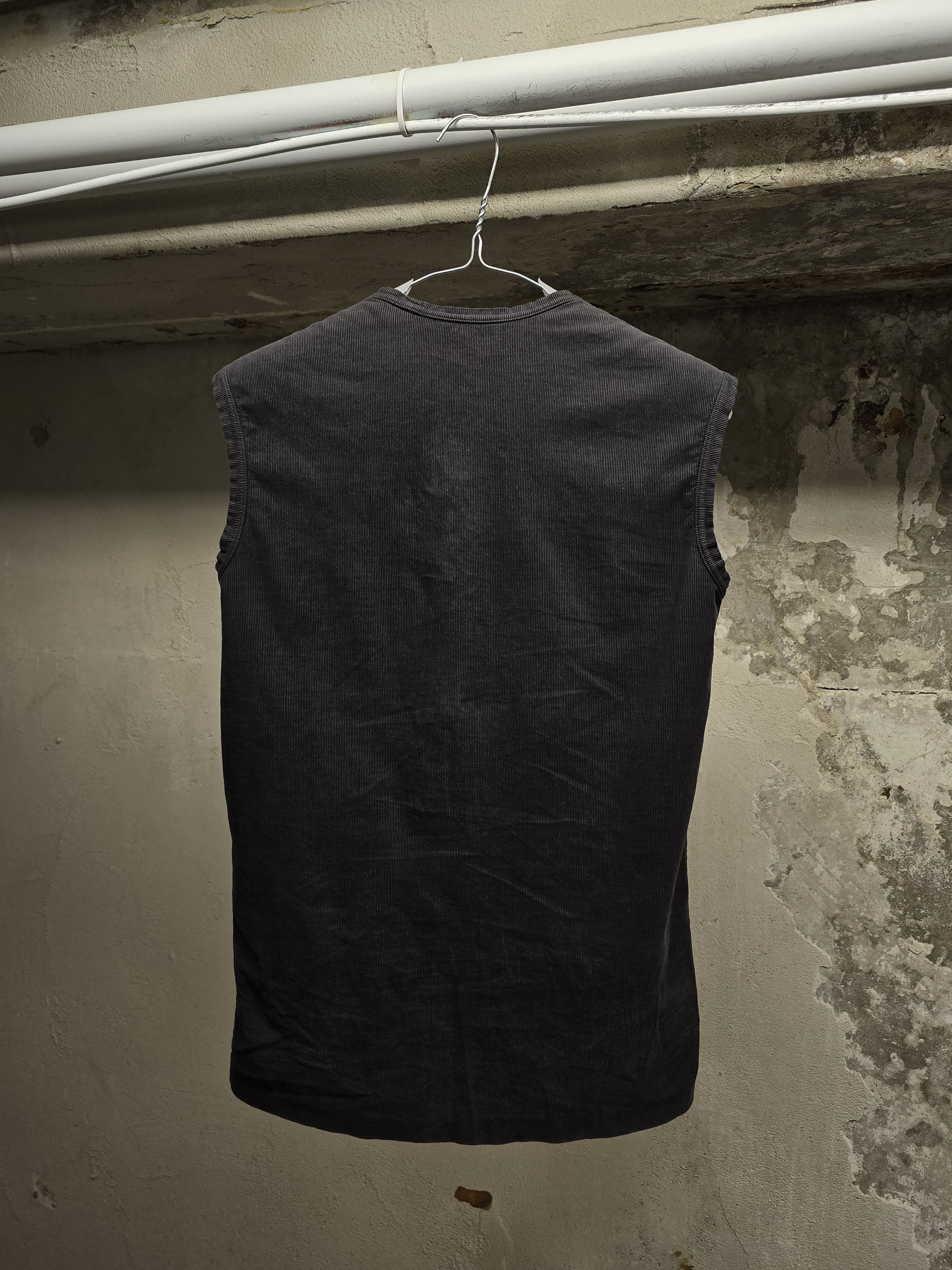 Carol Christian Poell Carol Christian Poell Grey Corduroy Tank Top Size US S / EU 44-46 / 1 - 4 Thumbnail