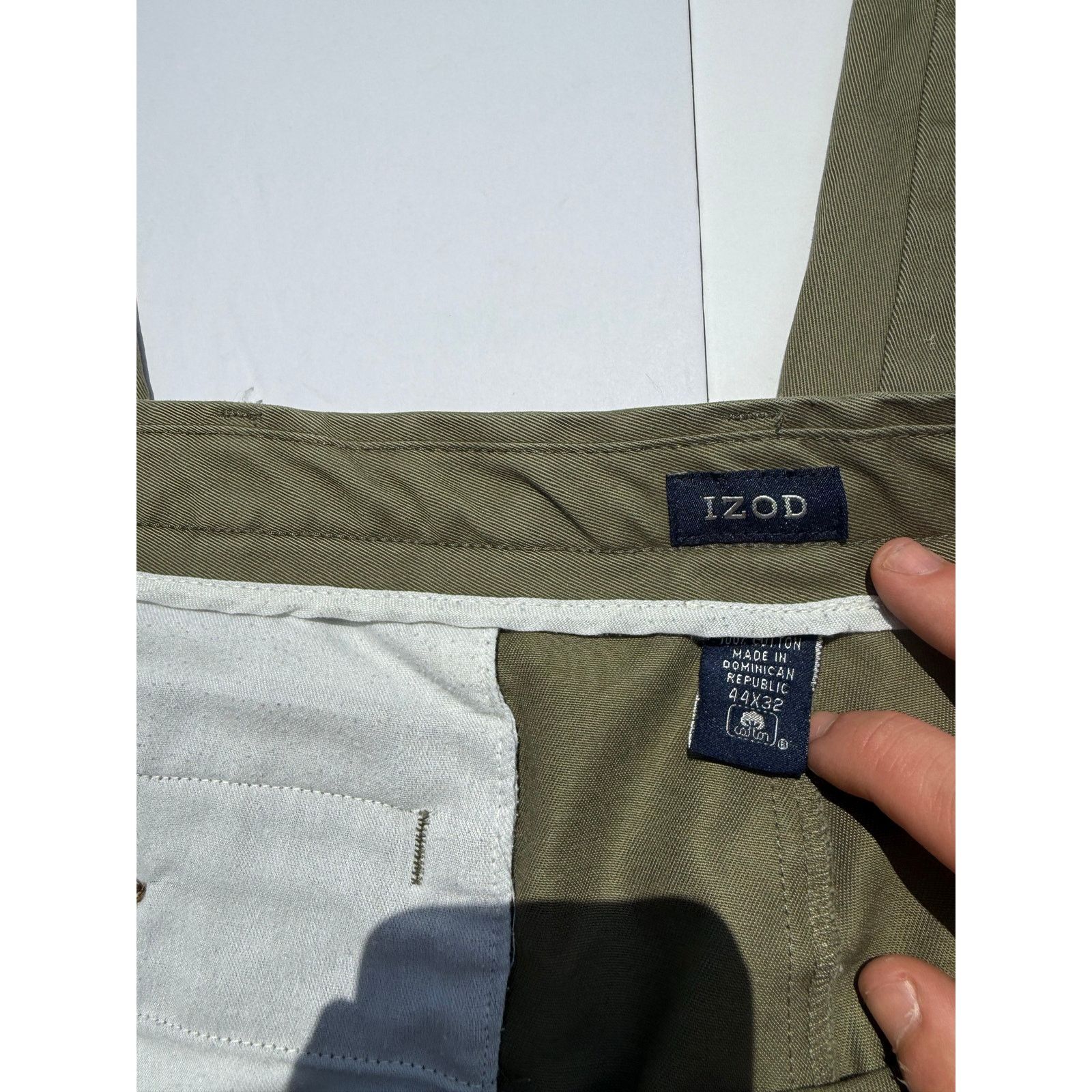 Izod IZOD Men's Pants - Size 44x32 - Classic and Comfortable Size US 44 / EU 60 - 3 Thumbnail
