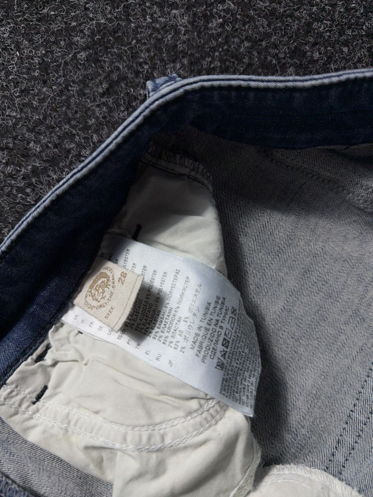 Diesel × If Six Was Nine × Vintage Vintage 90s Y2K Diesel Industry Jeans skinny pants Size 28" / US 6 / IT 42 - 7 Thumbnail