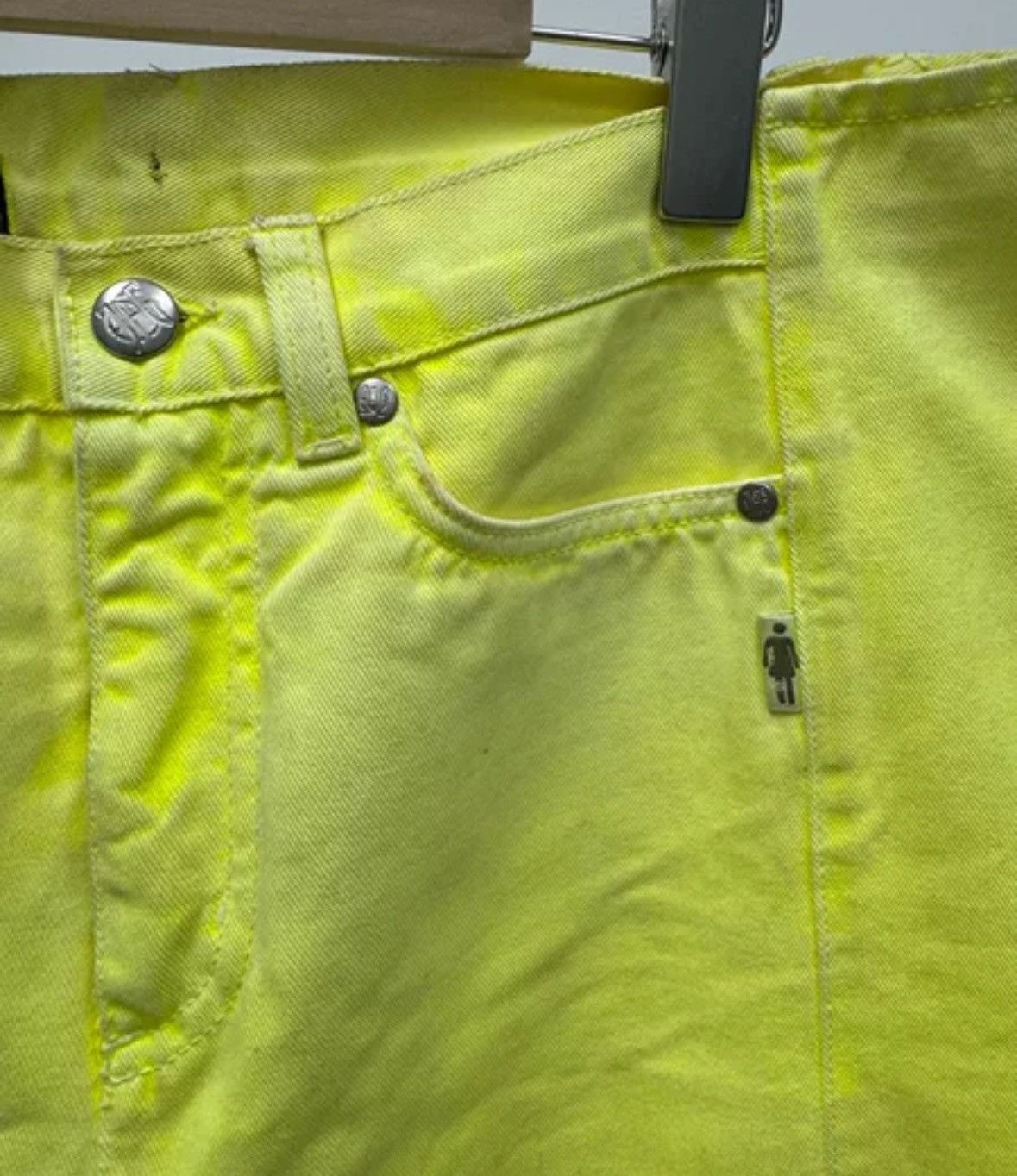 Jean Paul Gaultier Jean Paul Gaultier Inverted of Lemon Yellow Jeans Size US 30 / EU 46 - 5 Thumbnail