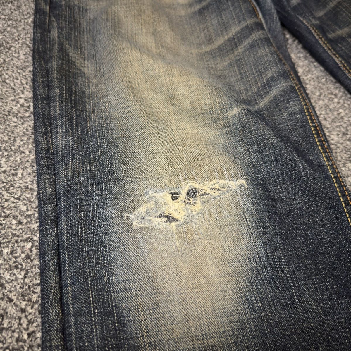 Seditionaries Japanese Avant Garde Edwin 503 Edge of Blue Jeans Size US 31 - 5 Thumbnail