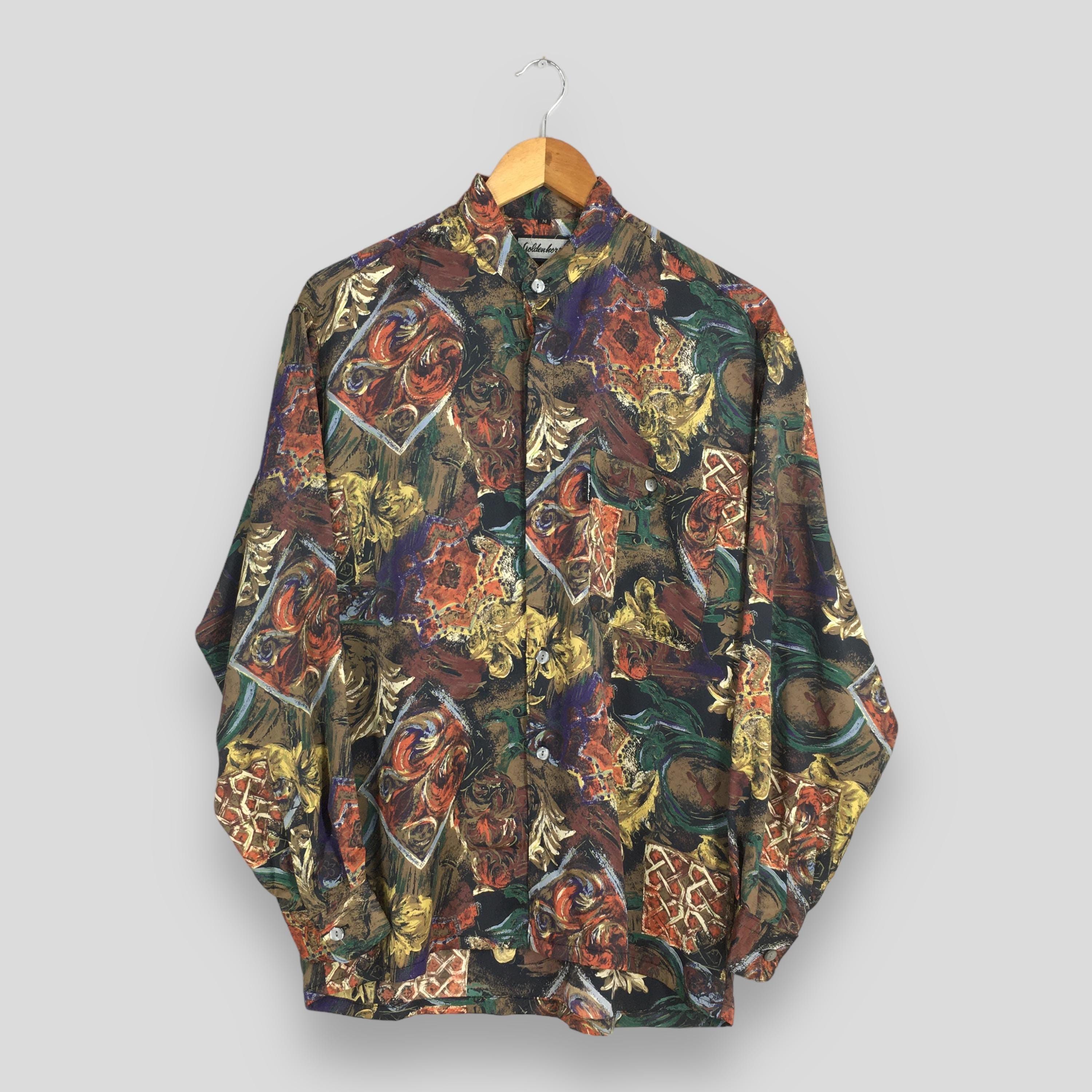 Vintage Vintage Psychedelic Floral Pattern Shirt Medium Size US M / EU 48-50 / 2 - 1 Thumbnail
