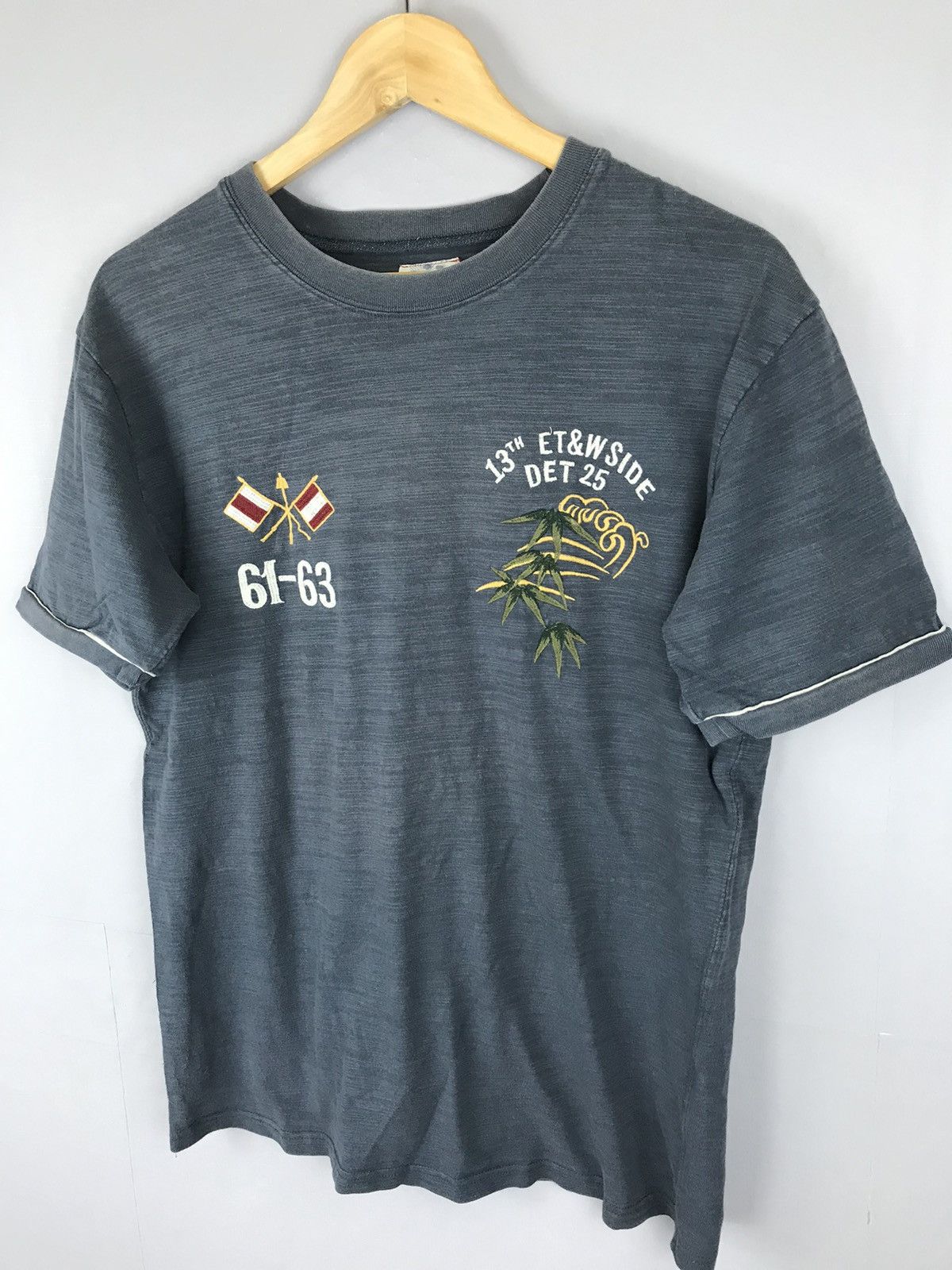 Japanese Brand × Vintage Vtg Desert Storm And Station Marines Japan Embroidery Tshirt Size US M / EU 48-50 / 2 - 5 Thumbnail