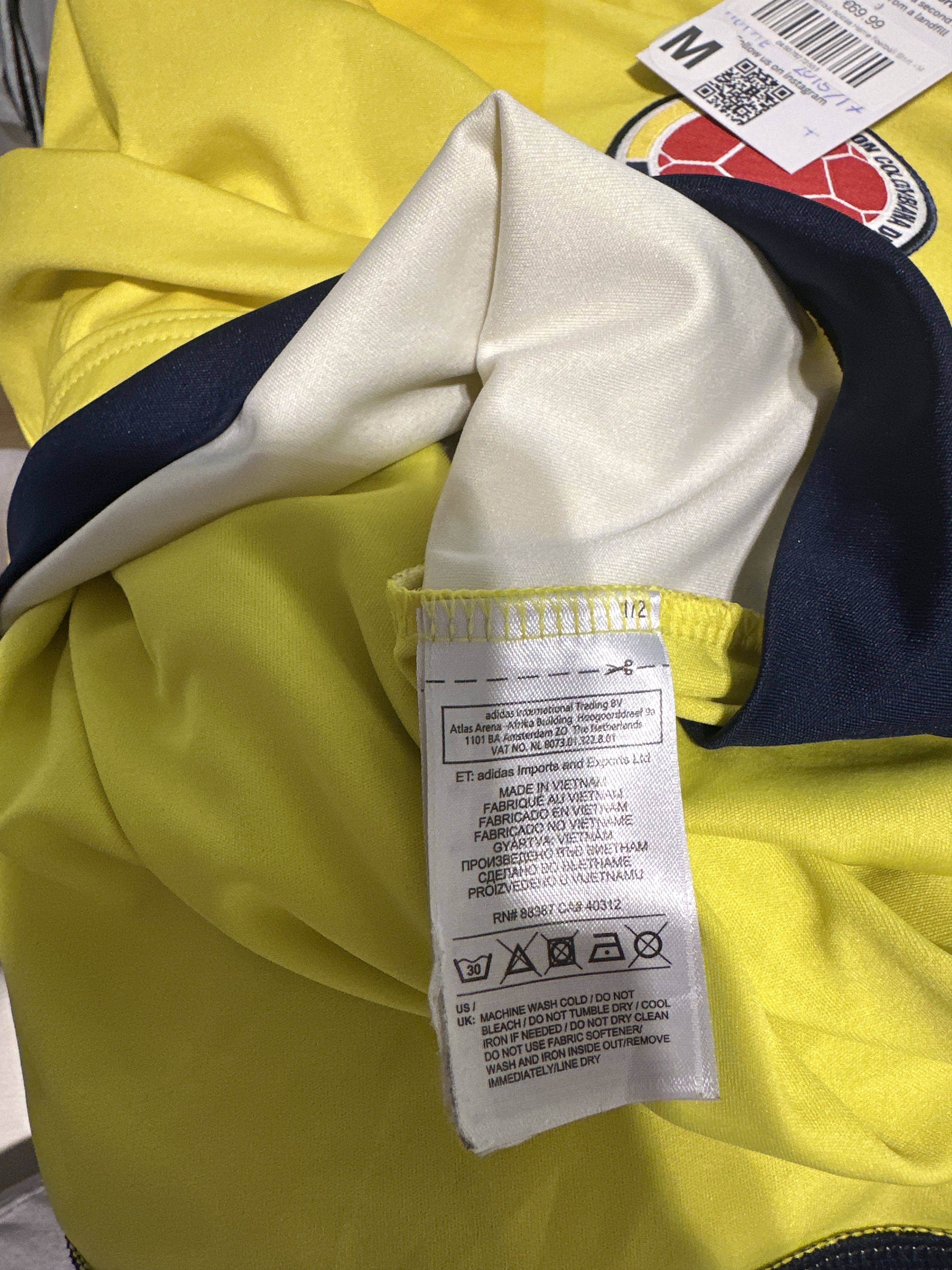 Adidas 2015/16 Colombia Adidas Home Football Shirt - M | Grailed