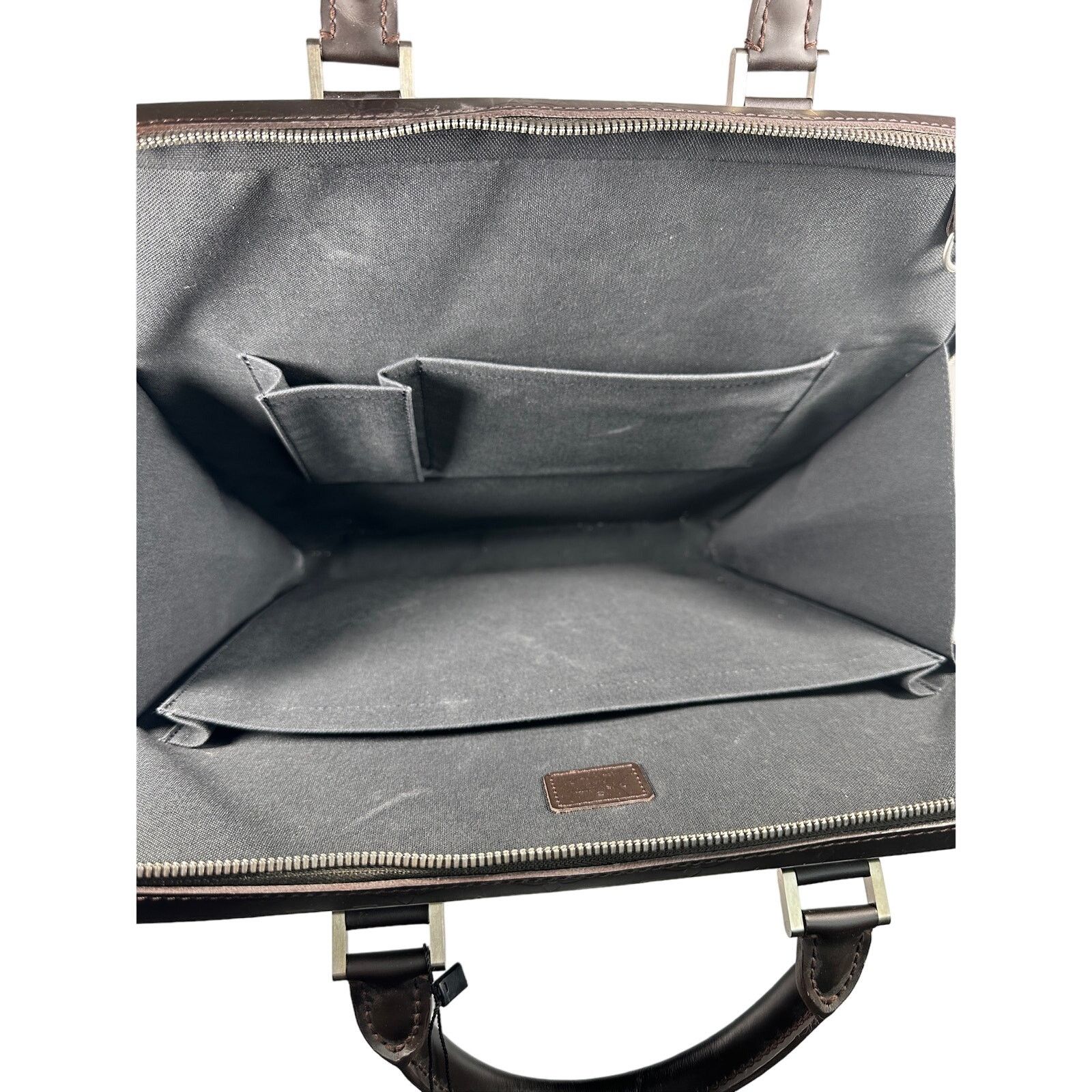 Louis Vuitton LOUIS VUITTON Monogram Glace Leather Elvin Cafe Tote Brown Size ONE SIZE - 12 Thumbnail