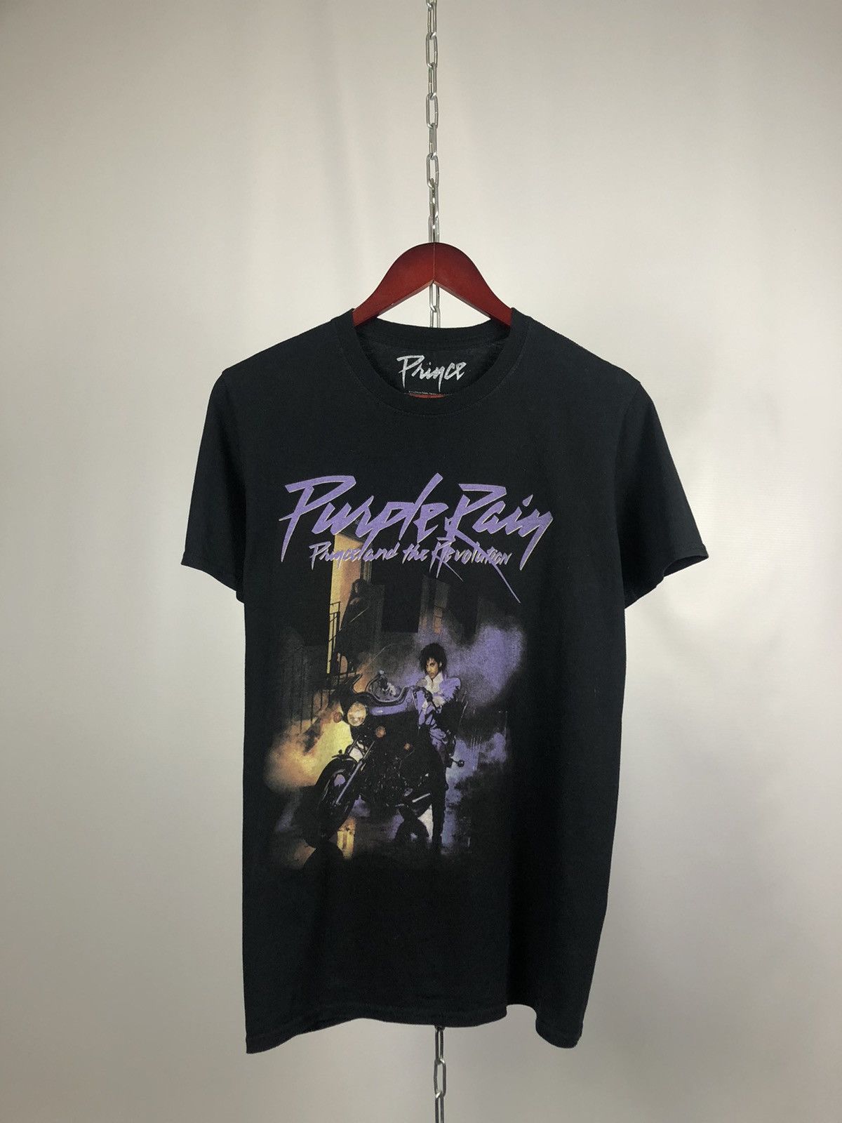 Band Tees Prince purple T-shirts big logo rare rock tee Size US M / EU 48-50 / 2 - 1 Thumbnail
