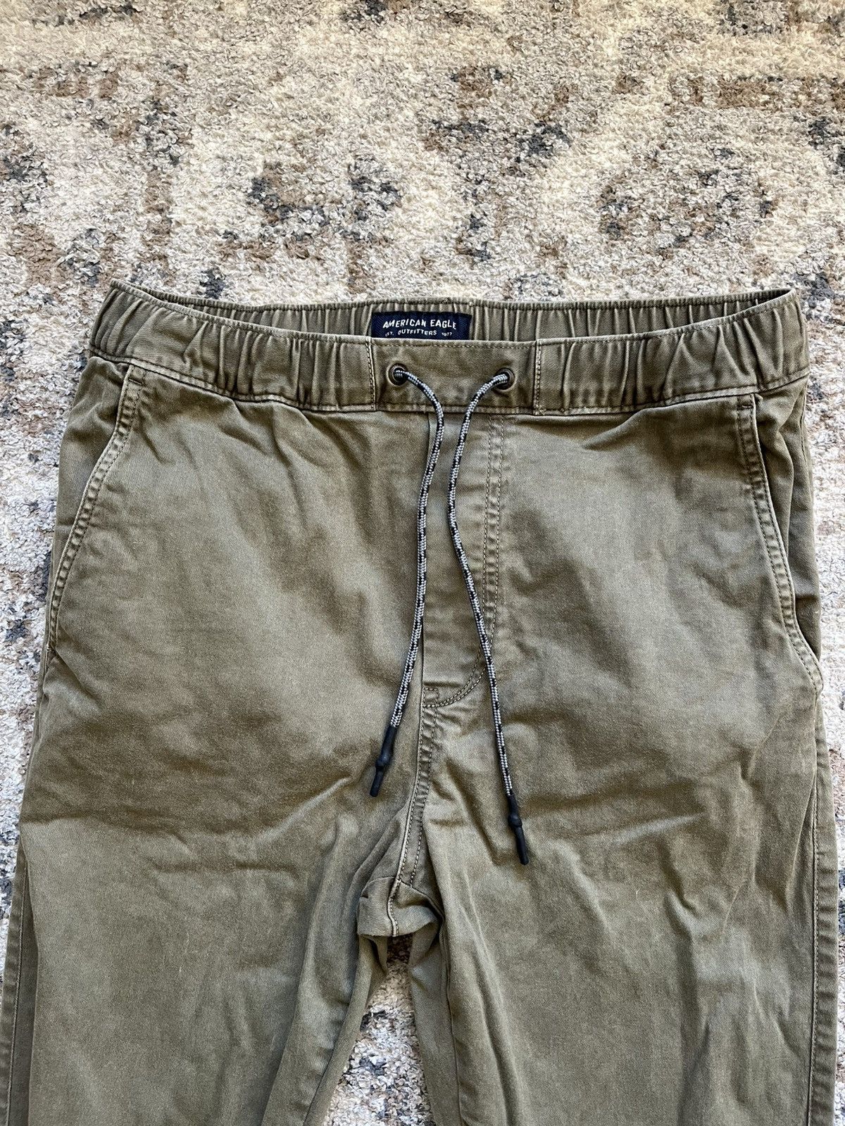 American Eagle Outfitters American Eagle Green Khaki Joggers Youth Small Size US 28 / EU 44 - 2 Thumbnail