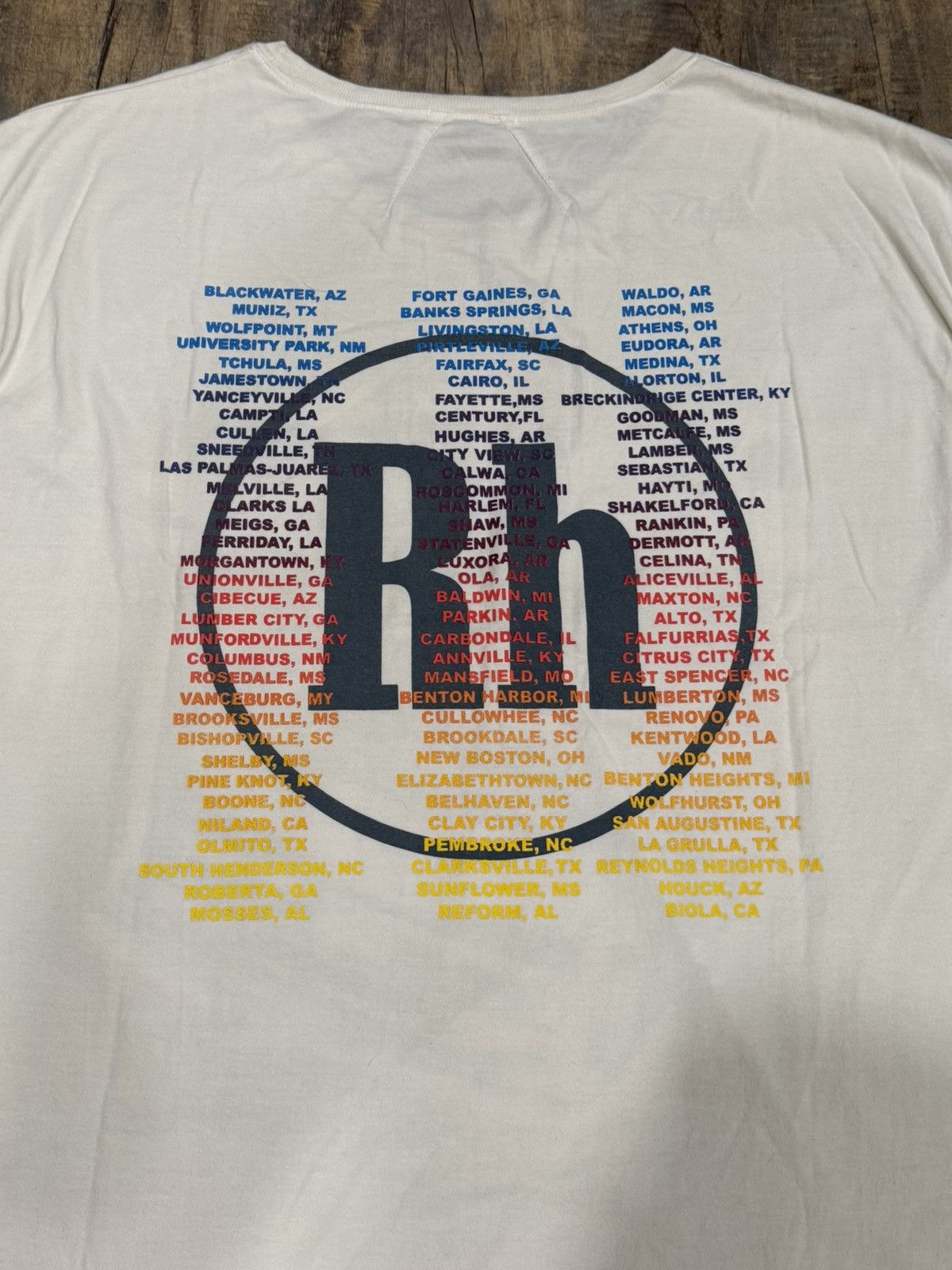 Rhude Rhude NASCAR Race Logo Cream Tee Racing Tour Checkered Flag Size US L / EU 52-54 / 3 - 4 Thumbnail