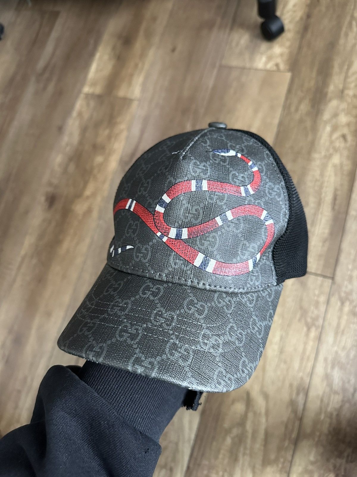 Gucci Gucci Kingsnake Baseball Cap Hat Italy Size ONE SIZE - 2 Thumbnail