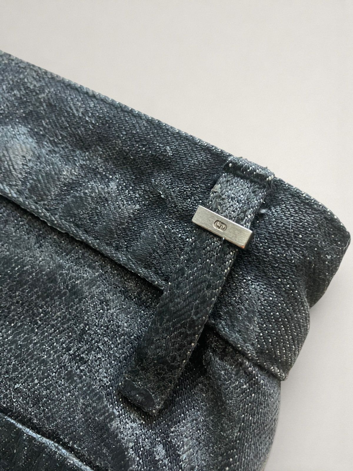 Dior SOLD Dior AW08 „Lumiere Du Nord“ Luster Waxed jeans Size US 31 - 5 Thumbnail
