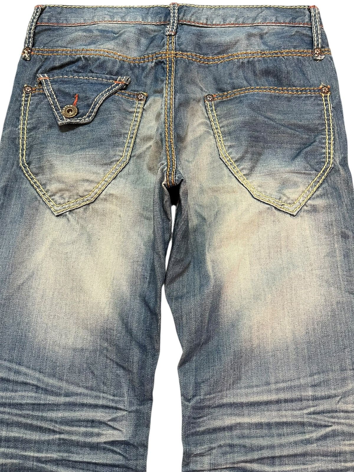 Beauty Beast Vintage Beast Whiskers Wrinkles Denim Size US 31 - 8 Thumbnail