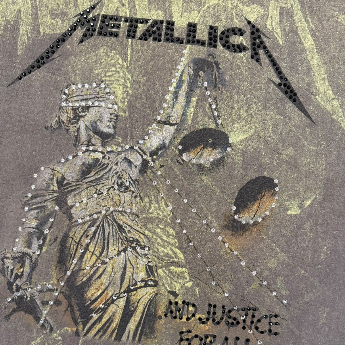 Vintage T shirt vintage metallica custom swarovsky Size US XXL / EU 58 / 5 - 3 Thumbnail