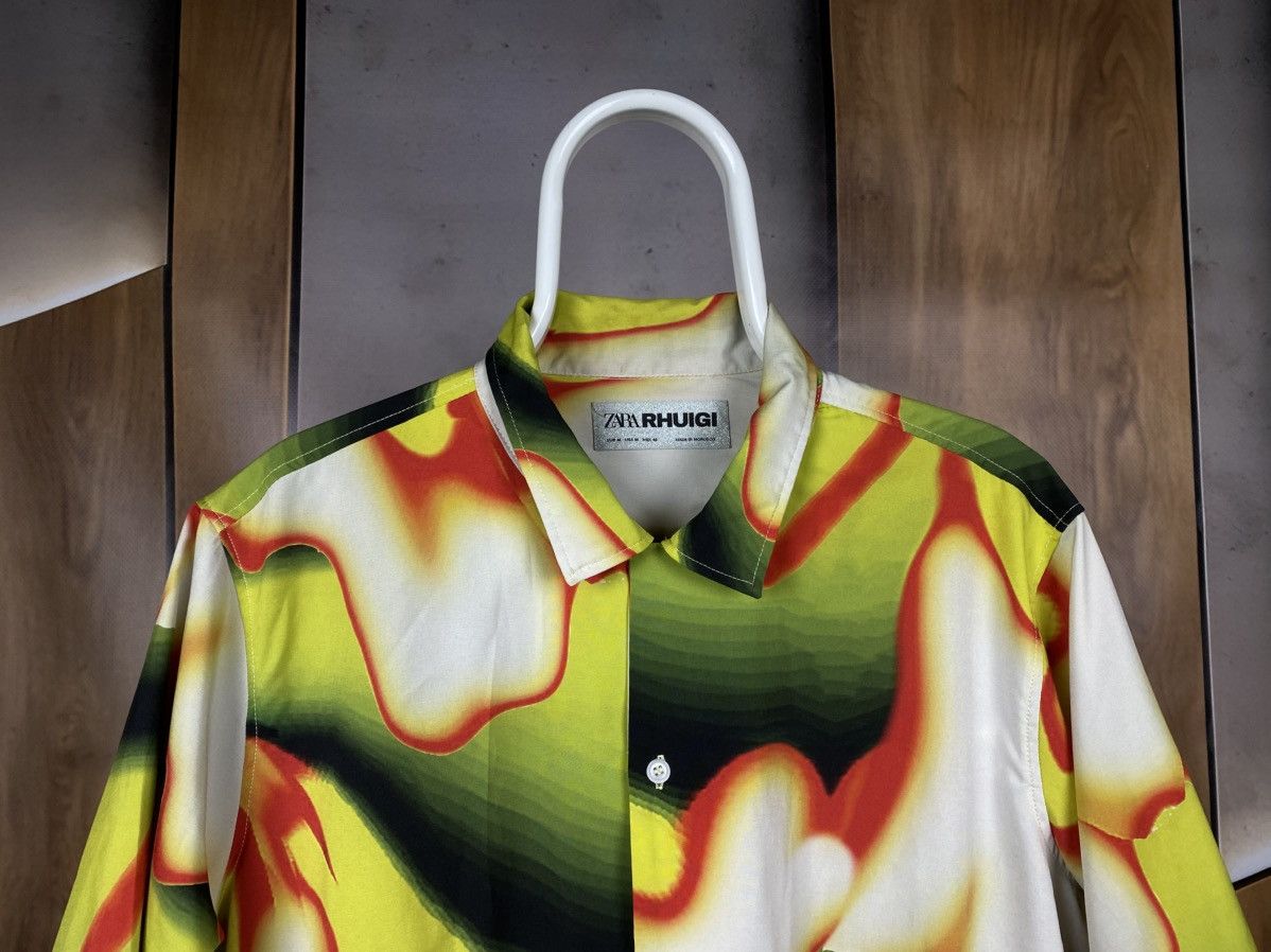 Rhude × Zara ❤️‍🔥Shirt Short Sleeve Zara Rhude Rhuigi Oversized Fit Rare❤️‍🔥 Size US M / EU 48-50 / 2 - 4 Thumbnail