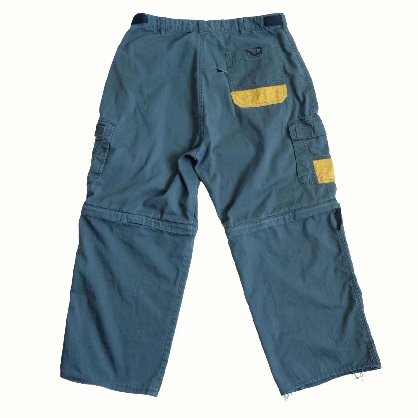 Vintage VINTAGE 725 Originals CARGO PANTS CONVERTIBLE SHORTS Green SZ 36 Men's Wide Leg Straight Leg 90s Y2K Vintage Casual Giftable Size US 36 / EU 52 - 3 Thumbnail