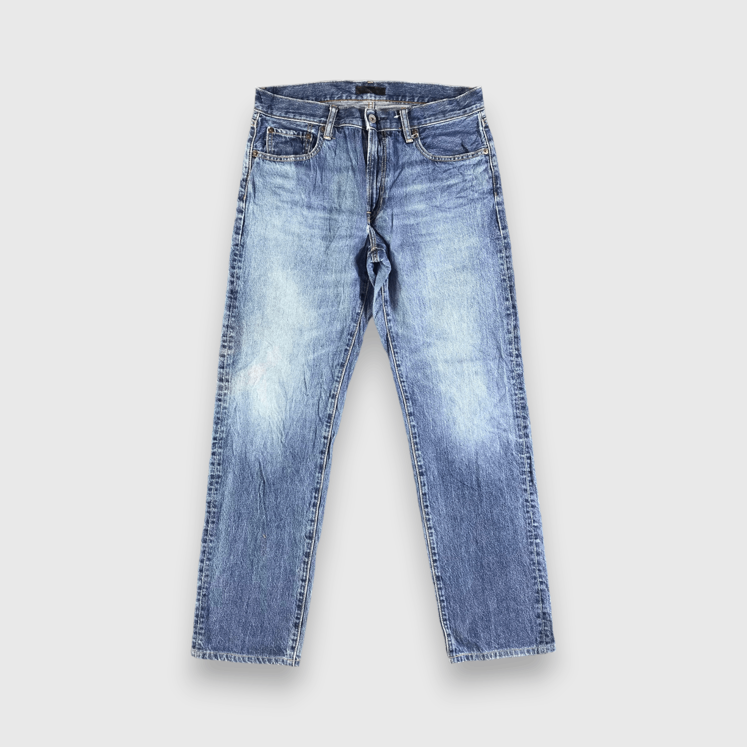 Uniqlo Blue Wash Uniqlo Jeans-J3755 Size US 33 - 1 Thumbnail