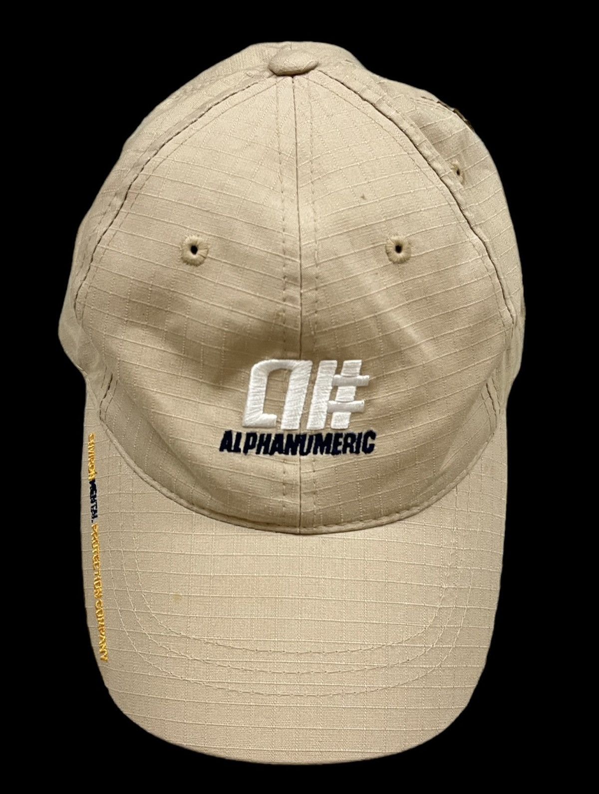 Alphanumeric Vintage alphanumeric logo ripstop cap skate supreme stussy Size ONE SIZE - 1 Thumbnail