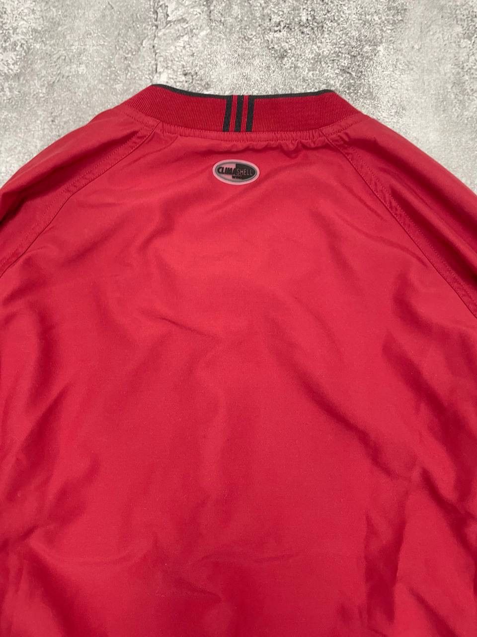 Adidas Adidas Men's Vintage Pullover Jacket Red Lightweight V-Neck Size US S / EU 44-46 / 1 - 8 Thumbnail