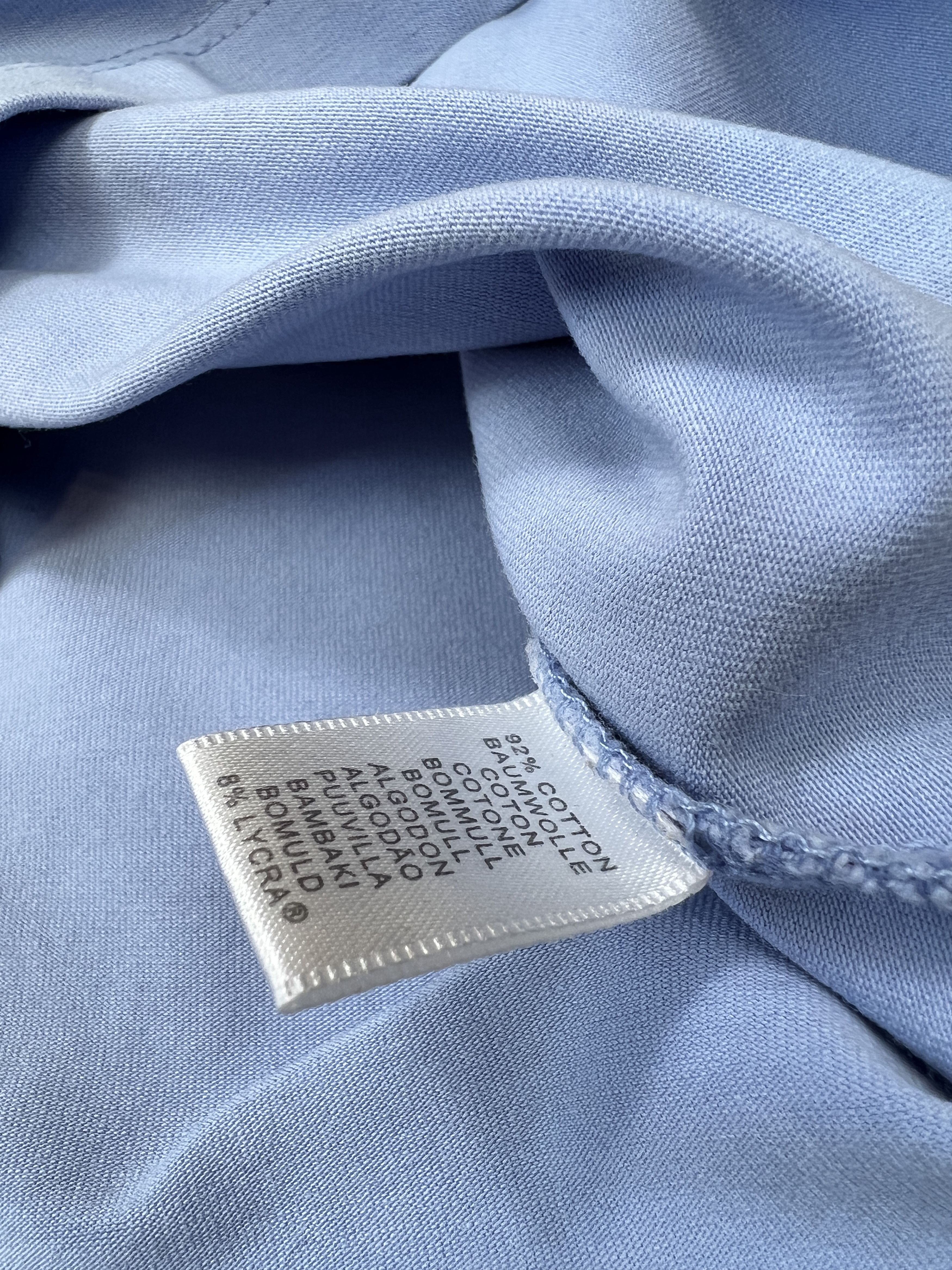 Burberry × Seditionaries × Vintage Vintage Burberry Nova Check Blouse Top Baby Blue Size M / US 6-8 / IT 42-44 - 4 Thumbnail