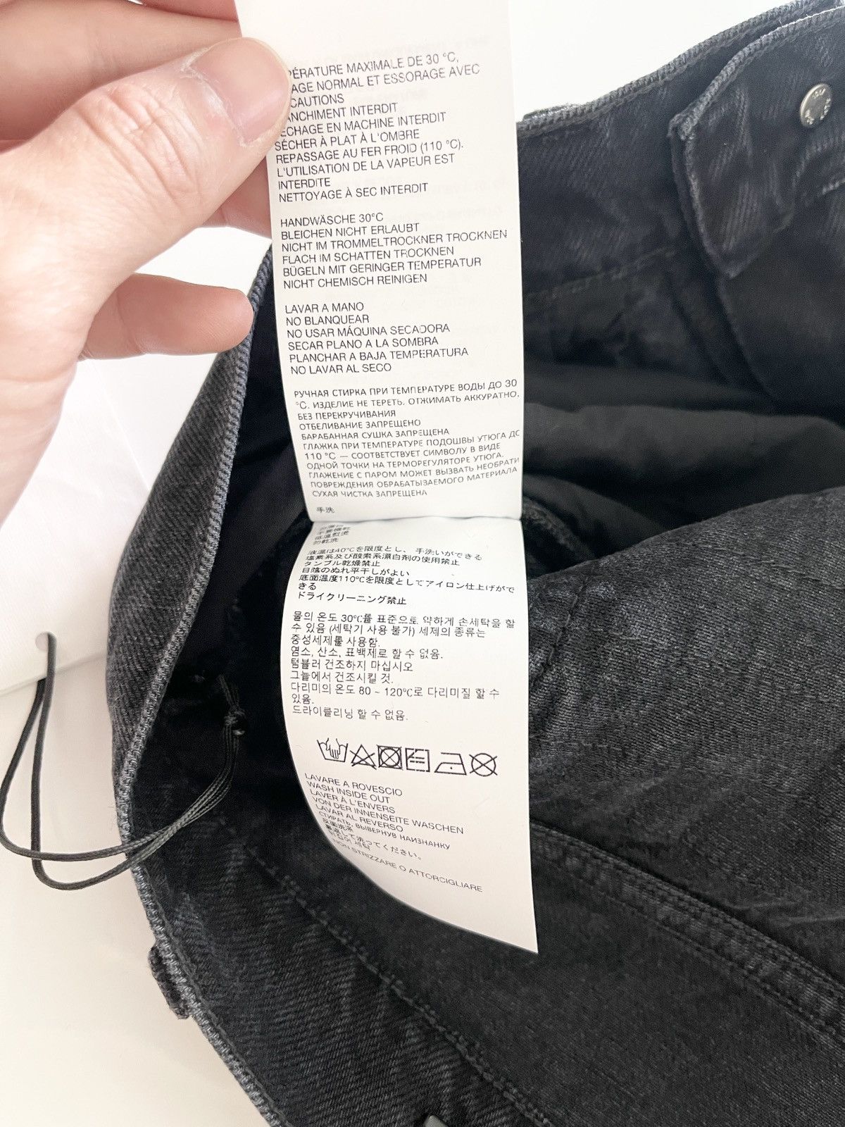1017 ALYX 9SM 1017 Alyx 9sm X Blackmeans Distressed Flare Denim Jeans Size US 34 / EU 50 - 14 Thumbnail