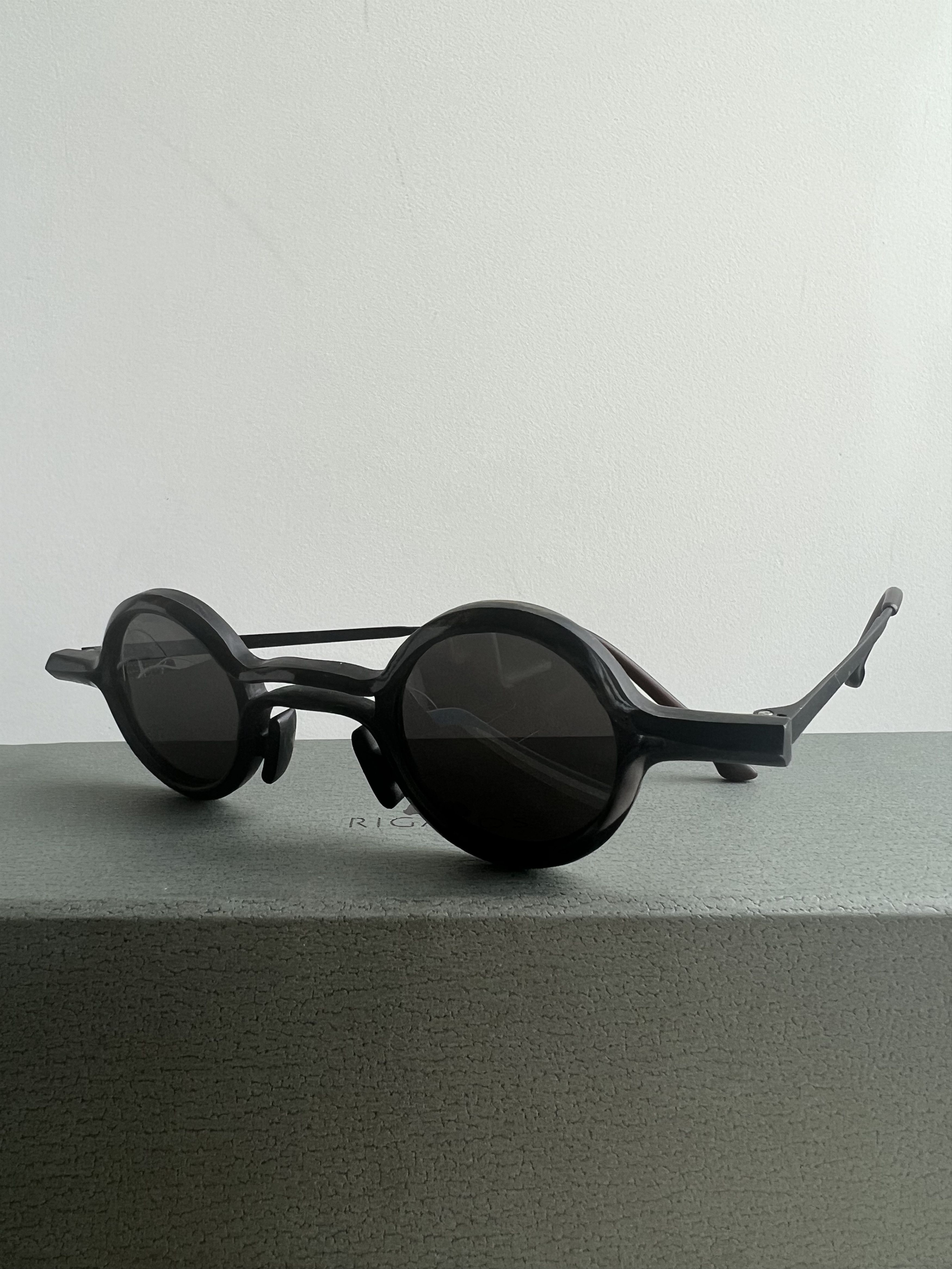 image of Rigards New Horn Sunglasses in Black, Men's