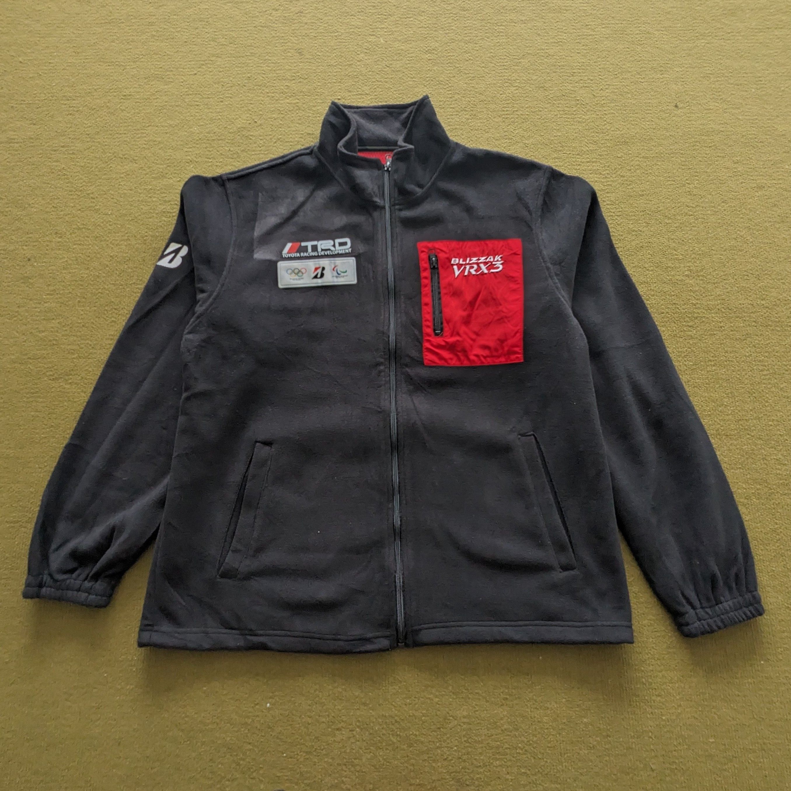Japanese Brand Vintage TRD TOYOTA Racing Workers Custom Fleece Jacket Size US M / EU 48-50 / 2 - 1 Thumbnail