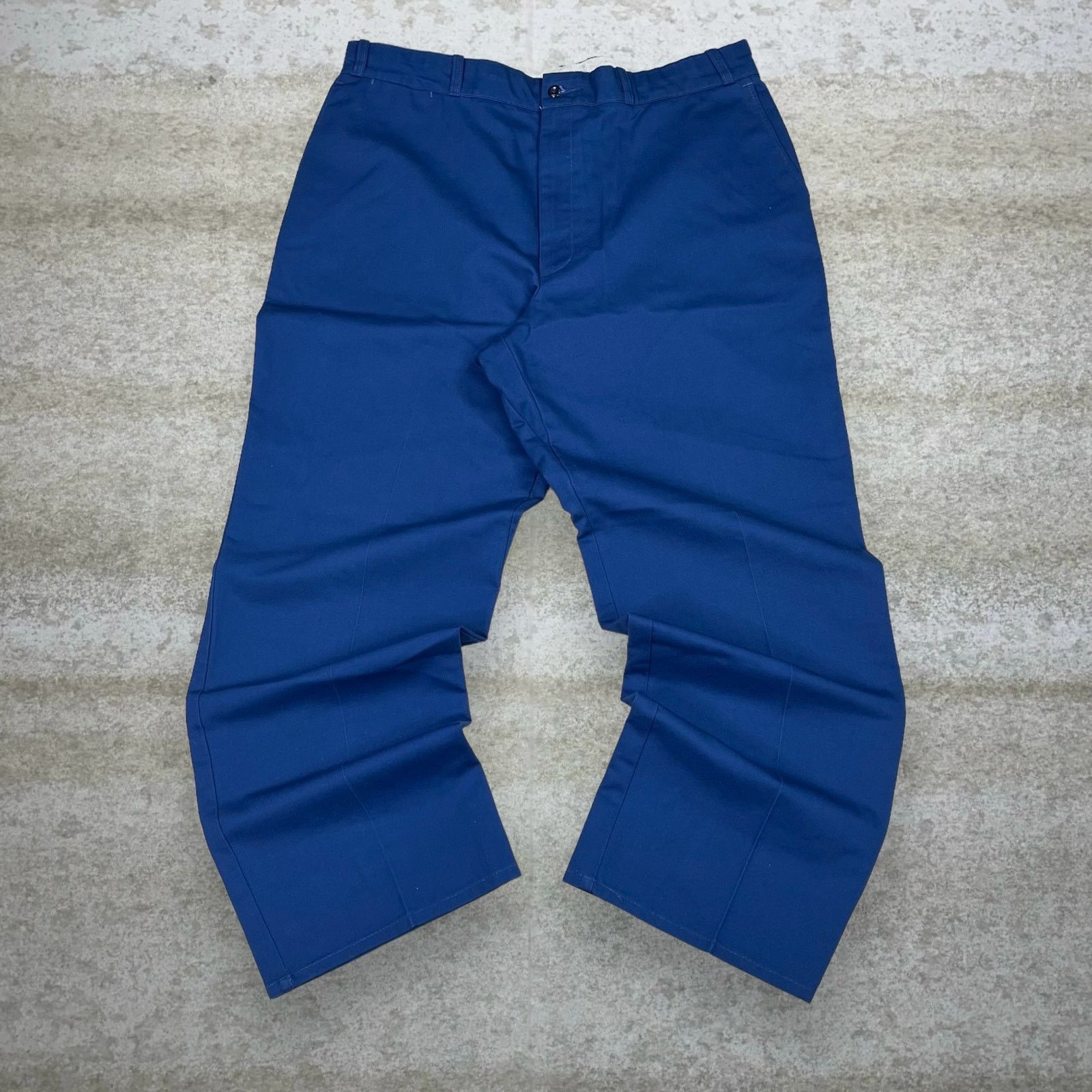 Vintage Vintage 90s Roebucks Khakis Pants 38x30 Baggy Fit Blue Flat Size US 38 / EU 54 - 2 Thumbnail