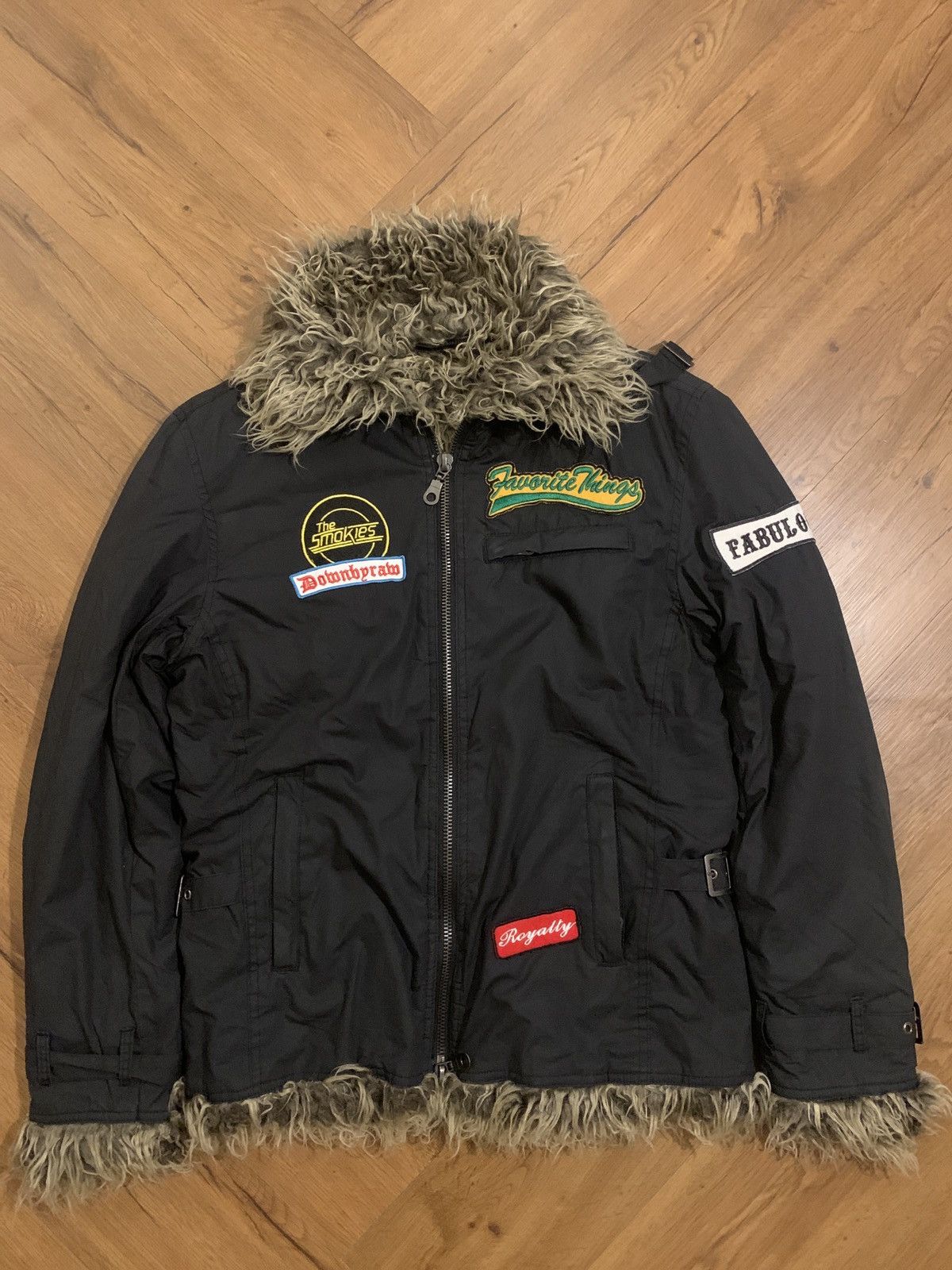 If Six Was Nine 2000s japanese IGNITION fur jacket pacth work lgb vkeistyel Size US M / EU 48-50 / 2 - 2 Thumbnail