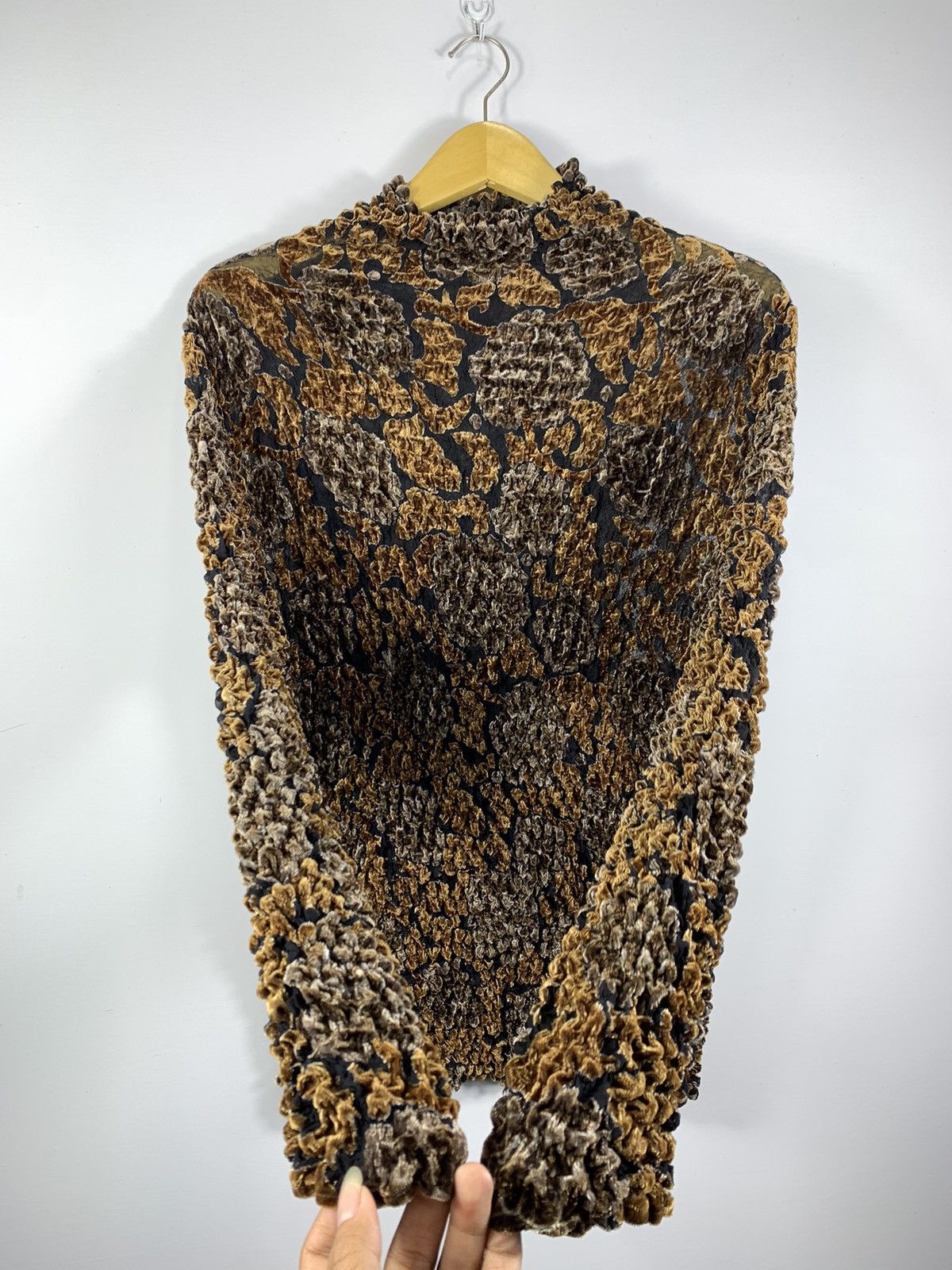 Issey Miyake Rave Wear Spider Shibori Top Shirt Corrose Style Size US M / EU 48-50 / 2 - 3 Thumbnail