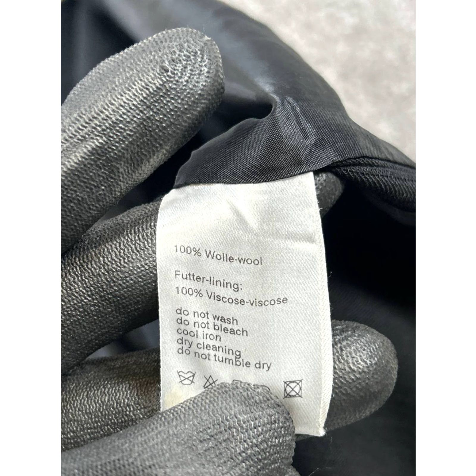 Akris VINTAGE Akris Women's Blazer Jacket Short Wool Black Business 8 Fall Winter Womens Size M / US 6-8 / IT 42-44 - 4 Thumbnail
