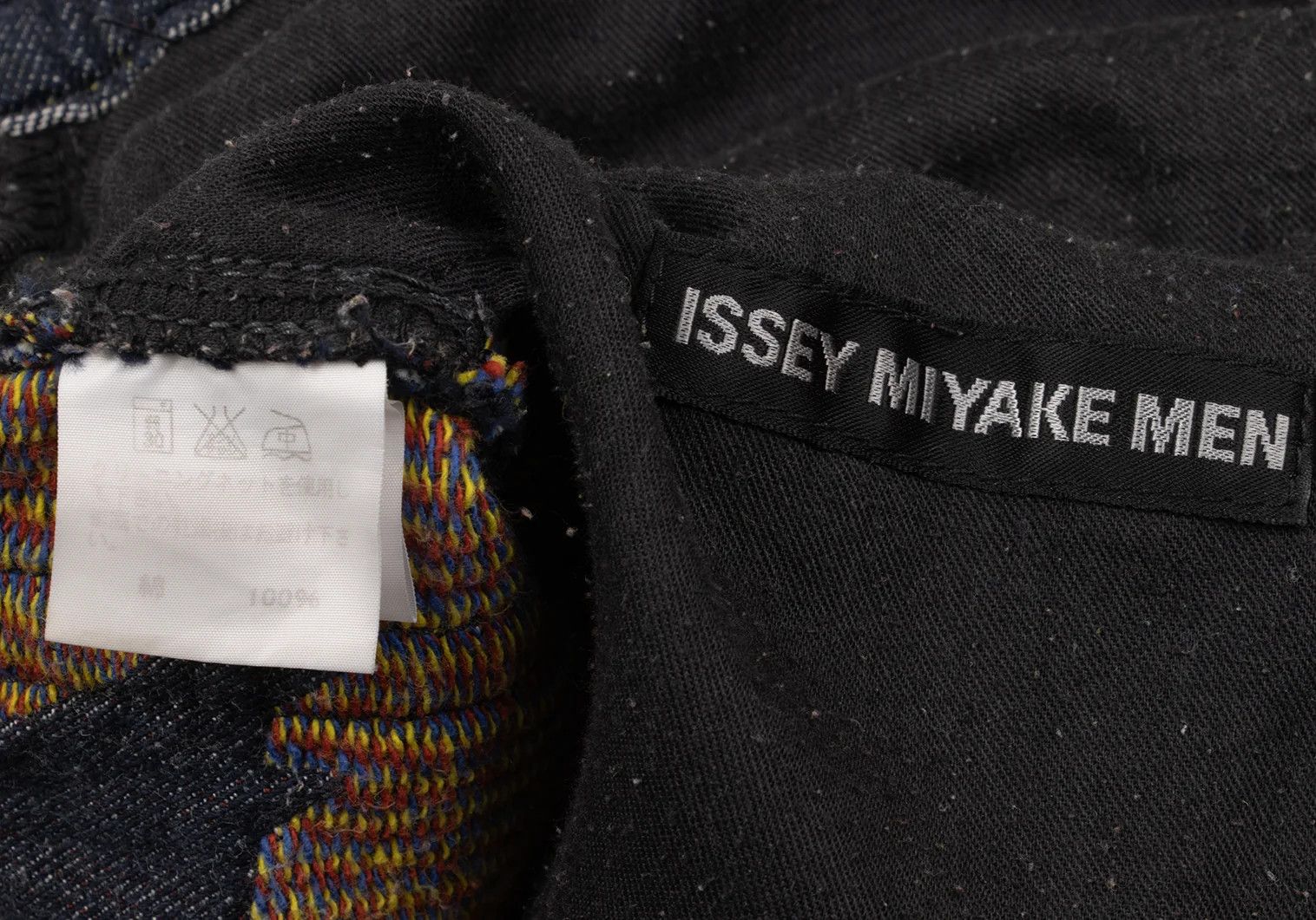 Issey Miyake Colorful Graphic Jacquard Denim Pants in Indigo Multi 2 Size US 36 / EU 52 - 20 Thumbnail