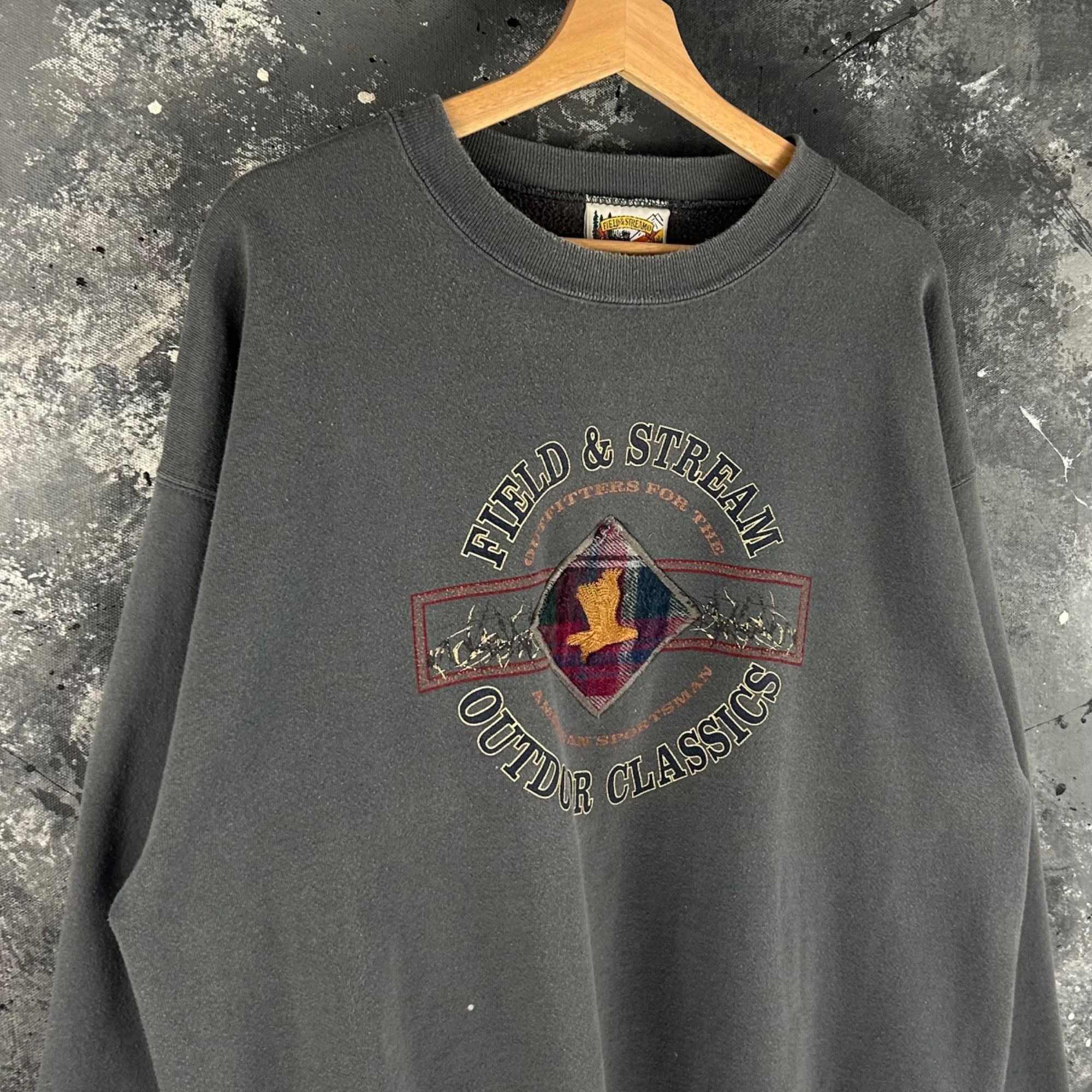 Vintage Vintage 1990’s Field & stream outdoor classics sweatshirt Size US L / EU 52-54 / 3 - 2 Thumbnail