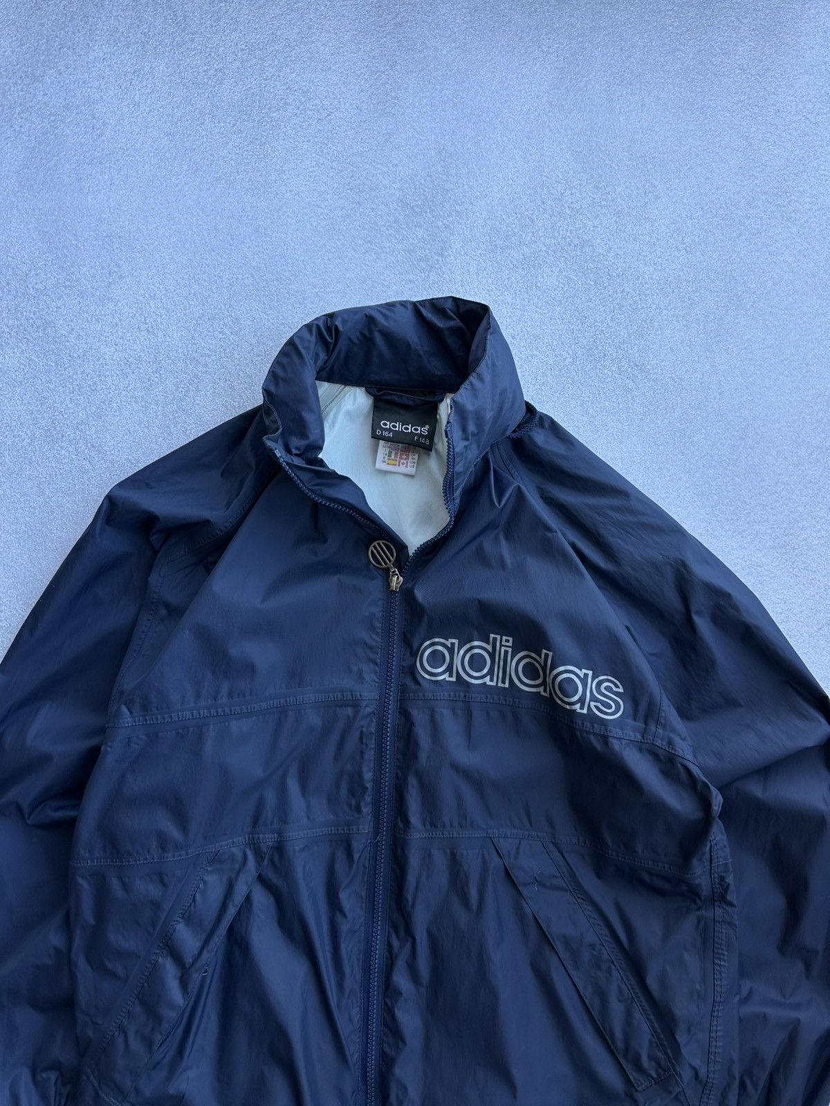 Adidas Vintage Adidas Nylon 90s Big Logo Jacket Size US S / EU 44-46 / 1 - 3 Thumbnail