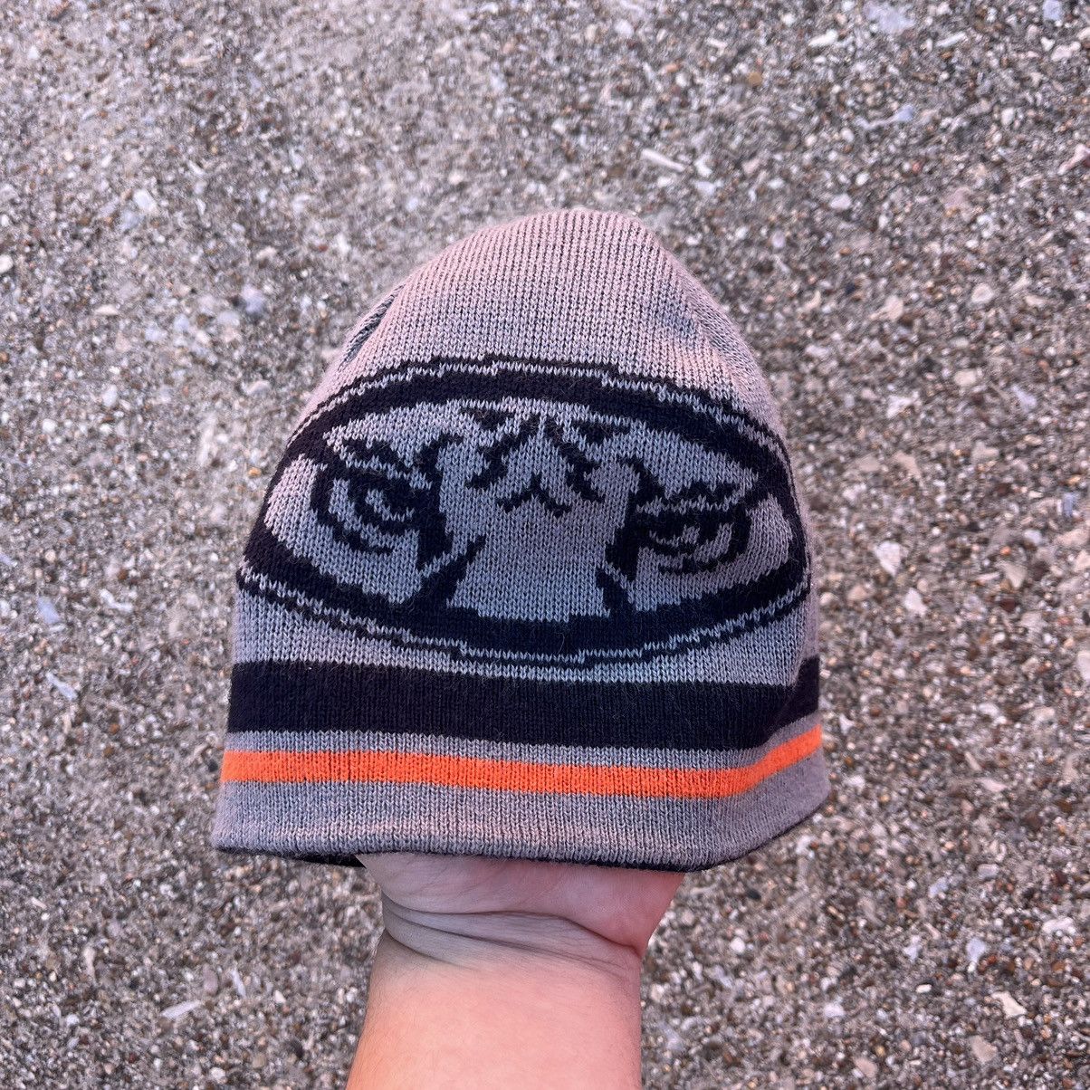 Japanese Brand × Vintage 2000s Y2K Reversible Skully Beanie Size ONE SIZE - 1 Thumbnail