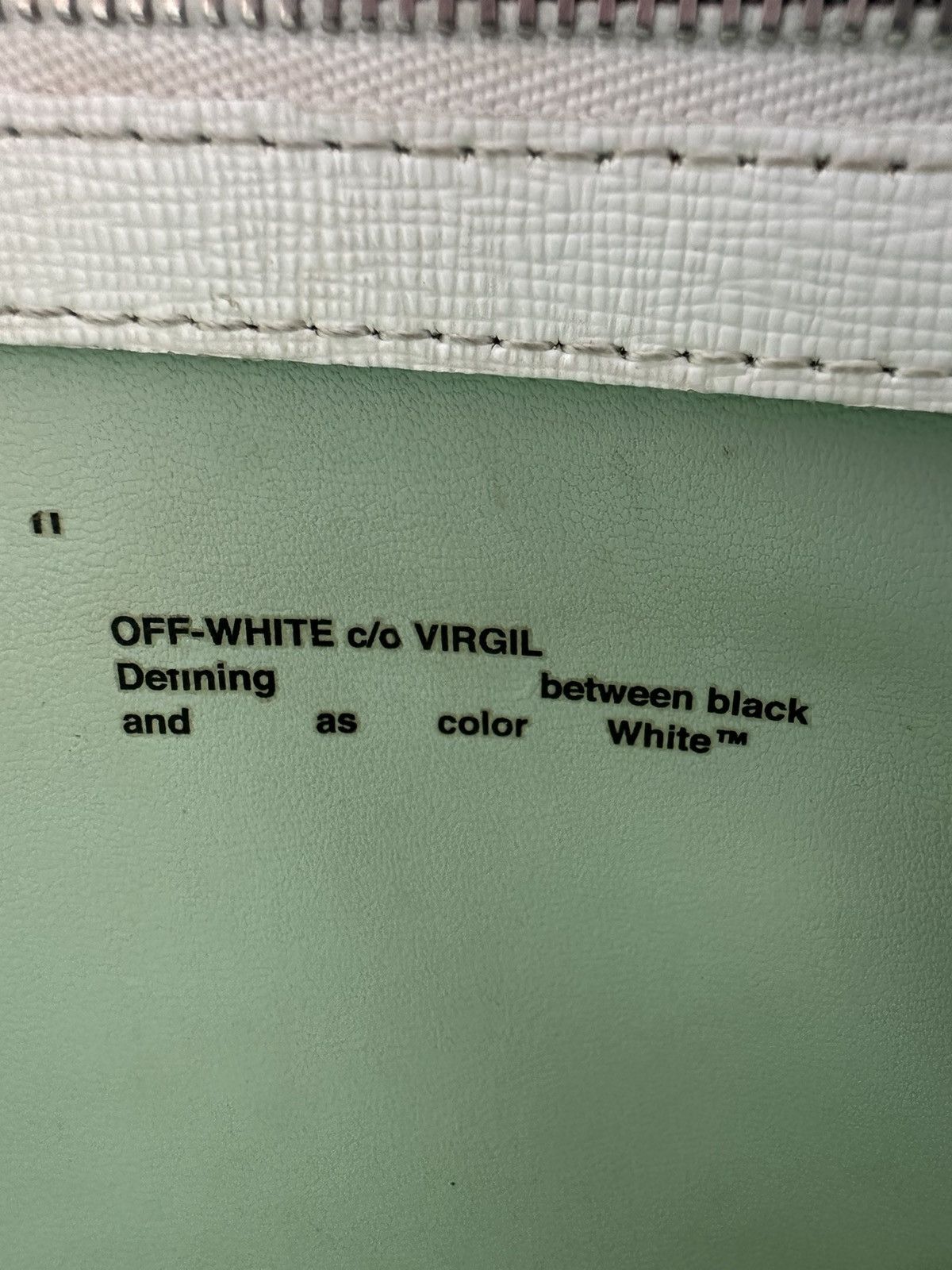 Off-White Off-White Diagonal Binder Clip Bag Size ONE SIZE - 6 Thumbnail