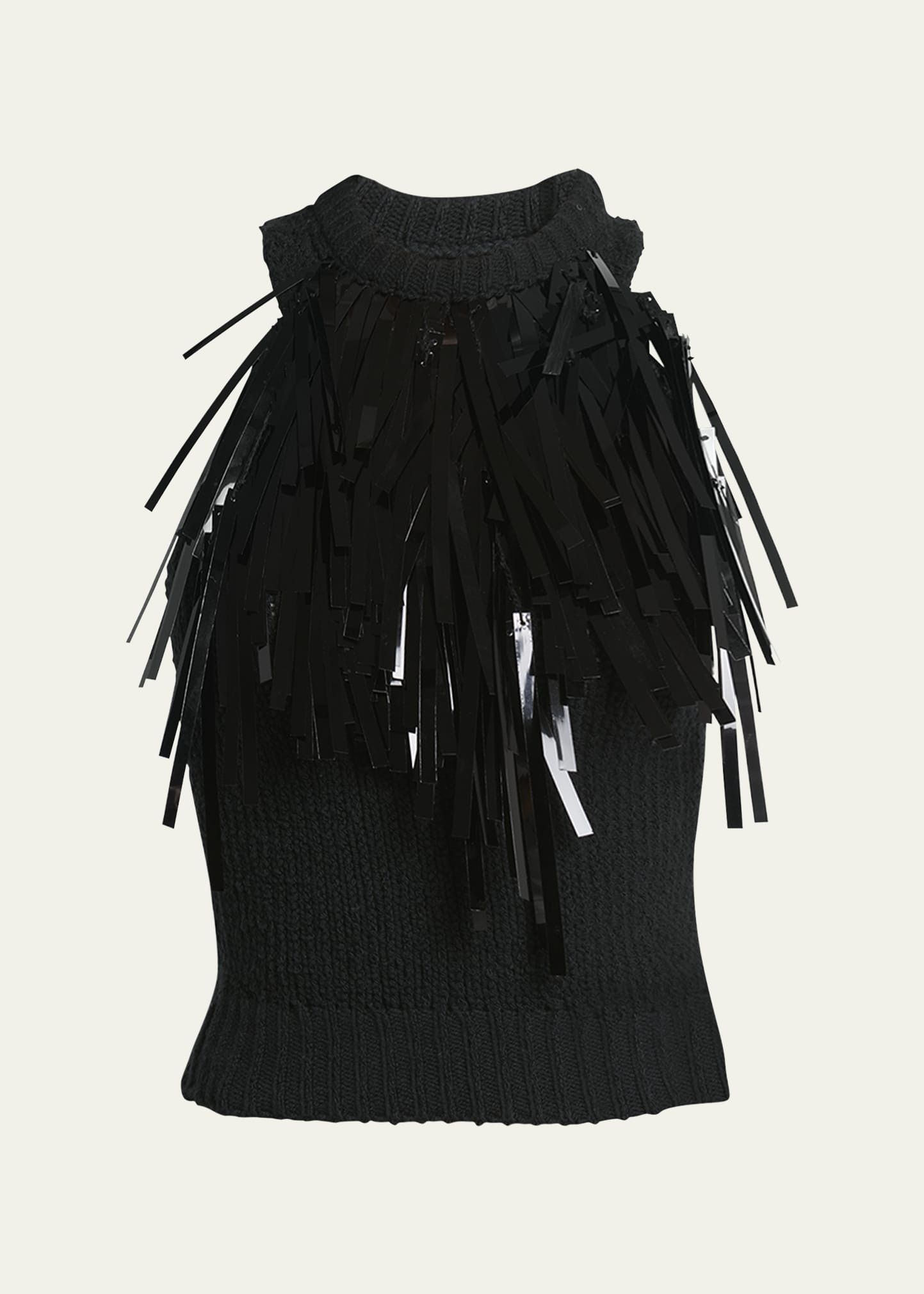 Jil Sander o1mt1gz0625 Knit Top in Black Size L / US 10 / IT 46 - 1 Thumbnail