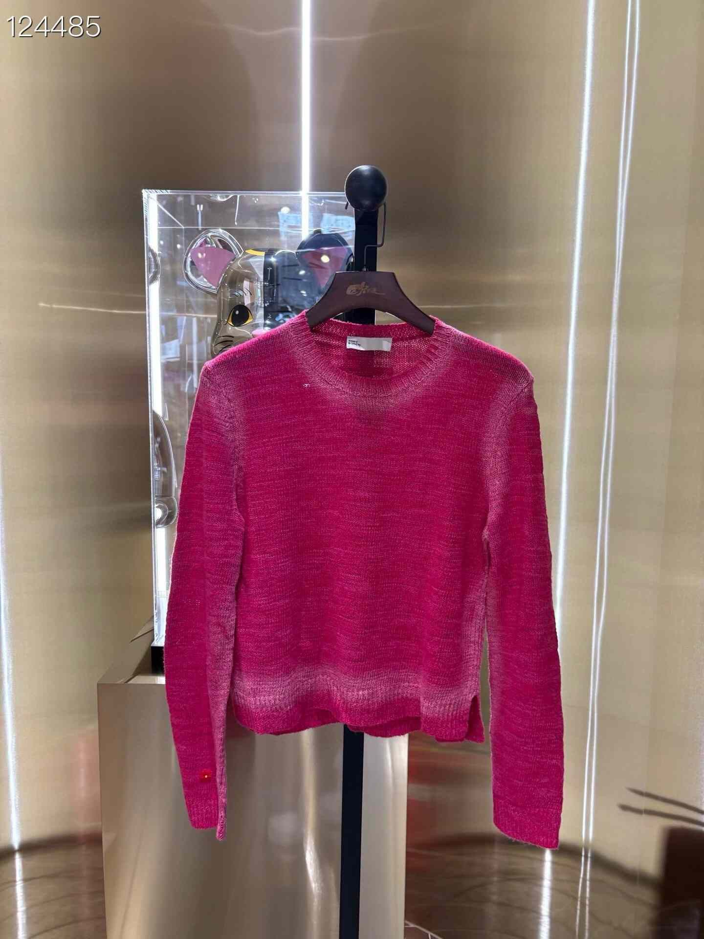 Tory Burch TORY BURCH Linen Silk Crewneck Sweater Size S / US 4 / IT 40 - 1 Thumbnail