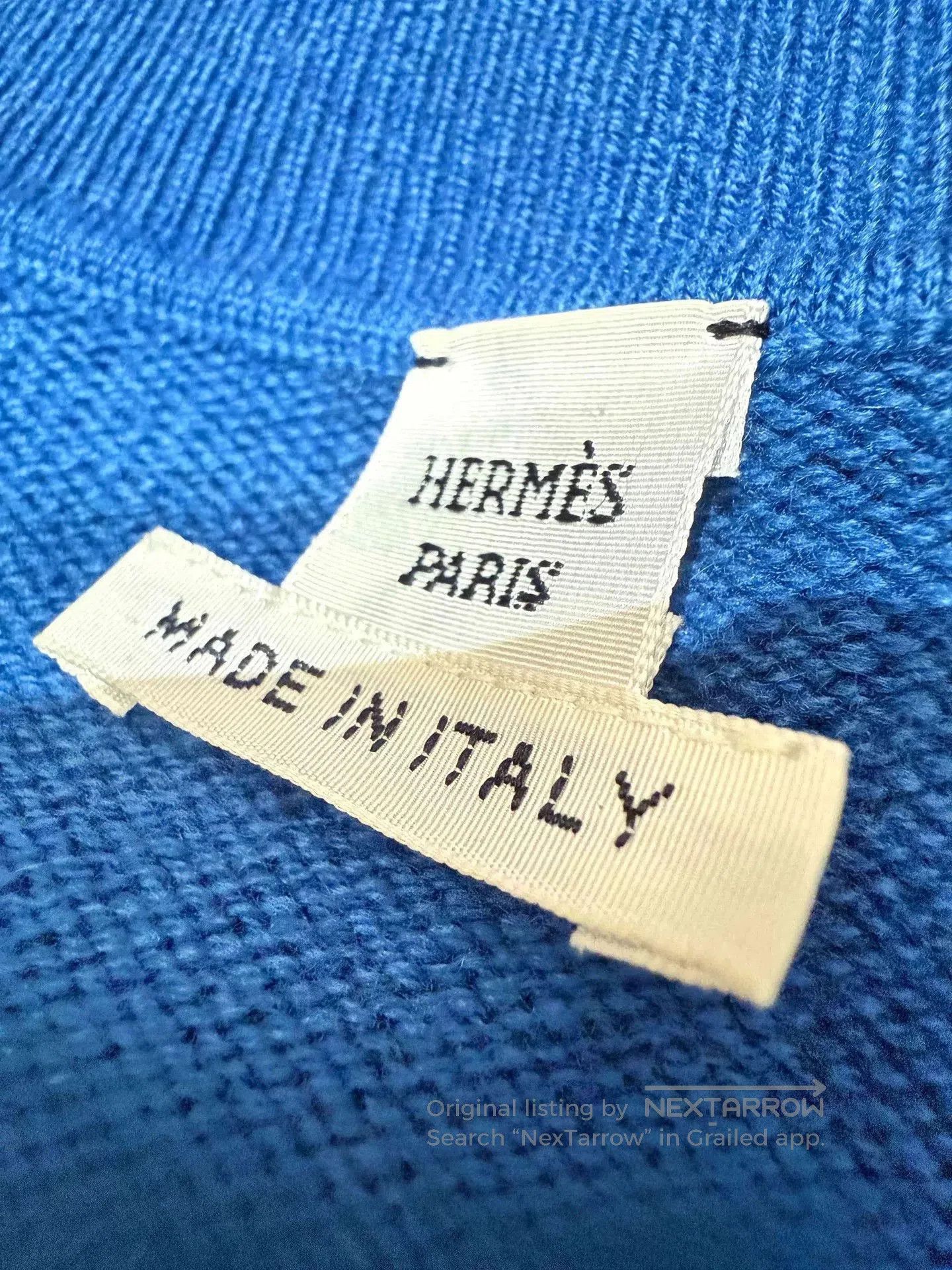 Hermes Hermes Blue Cashmere Sleeveless Vest. Size US S / EU 44-46 / 1 - 4 Thumbnail