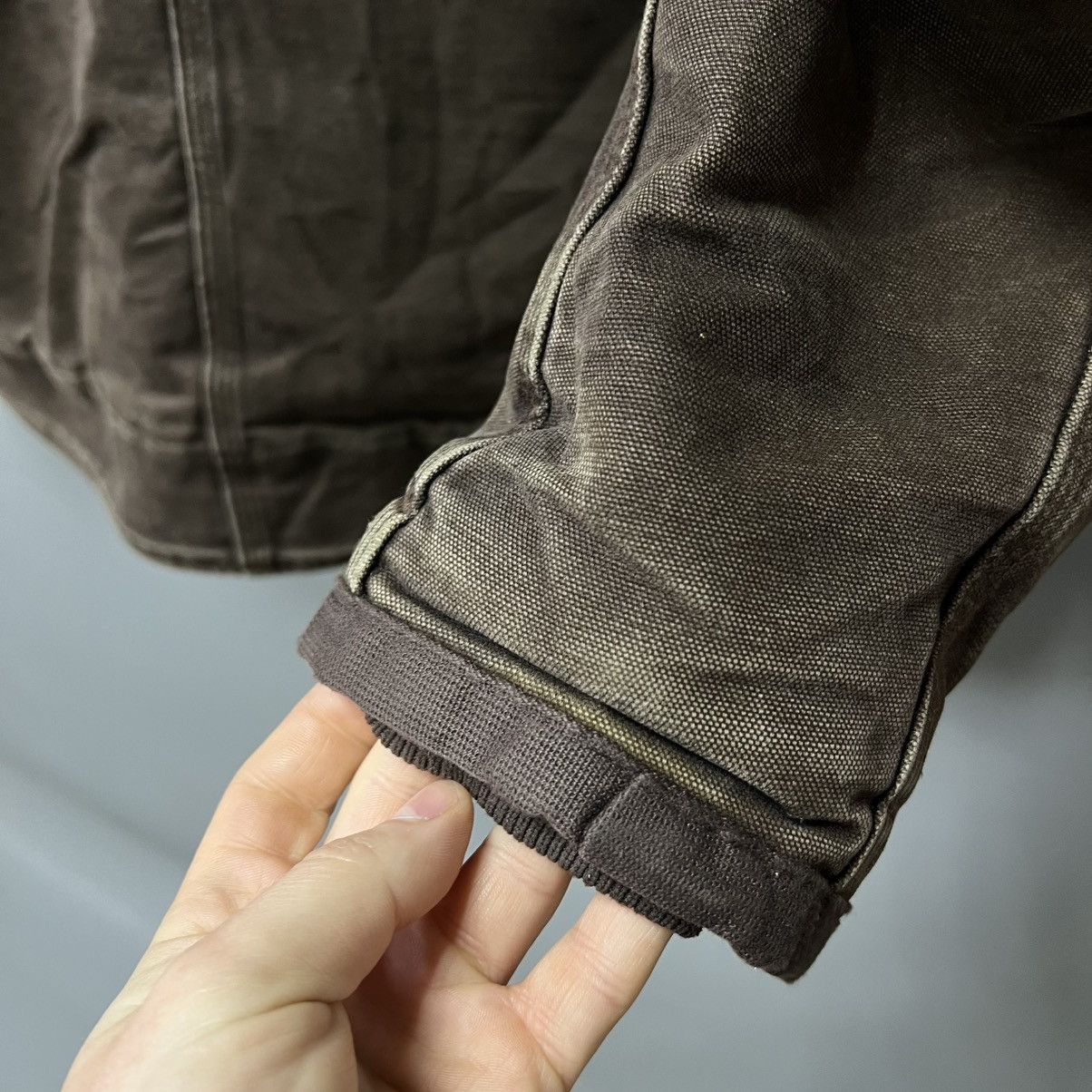 Carhartt Carhartt Sandstone Barlett Jacket Vintage Sherpa Brown faded Size US XL / EU 56 / 4 - 21 Thumbnail