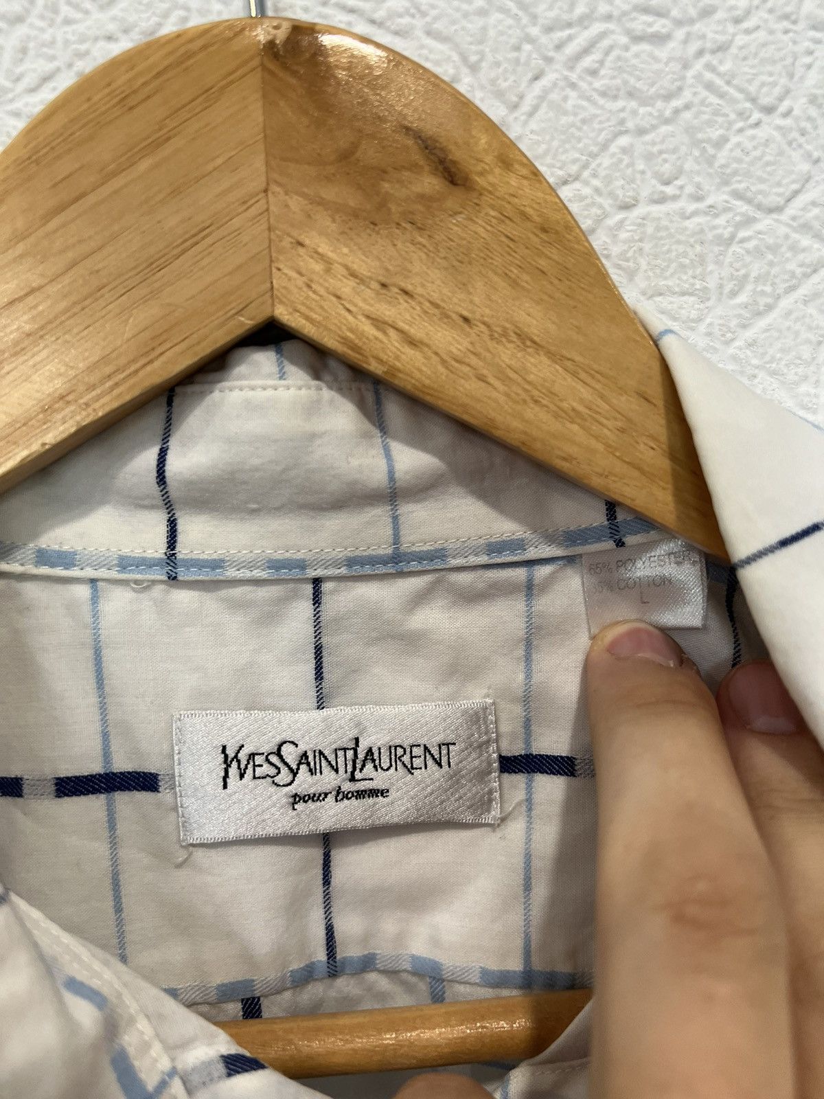 Yves Saint Laurent Vintage YSL Yves Saint Laurent 90’s Button Up Shirt Size US L / EU 52-54 / 3 - 3 Thumbnail