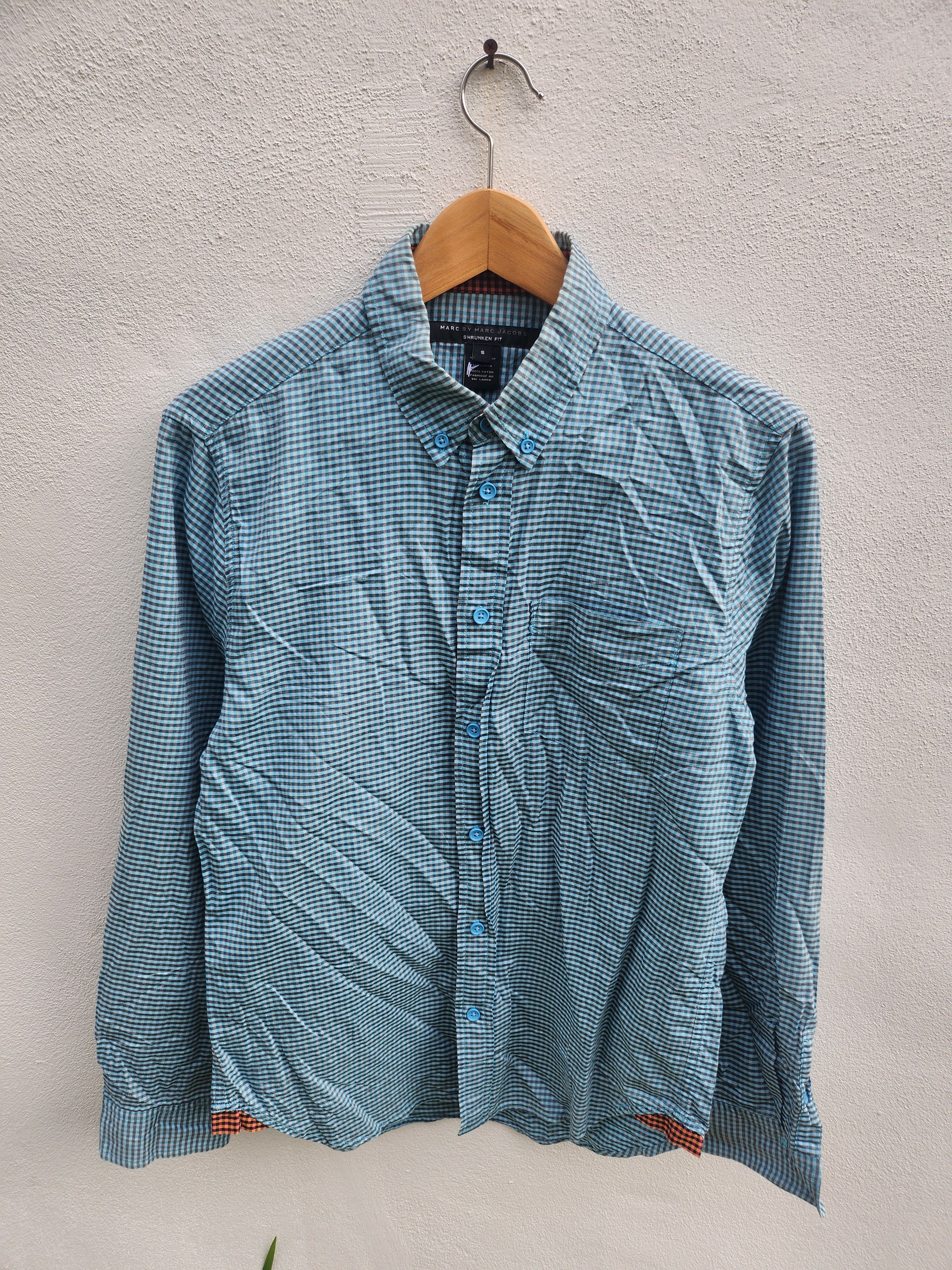 Japanese Brand × Marc Jacobs 💥Marc By Marc Jacob Shrunken Fit Casual Shirt Size US S / EU 44-46 / 1 - 2 Thumbnail