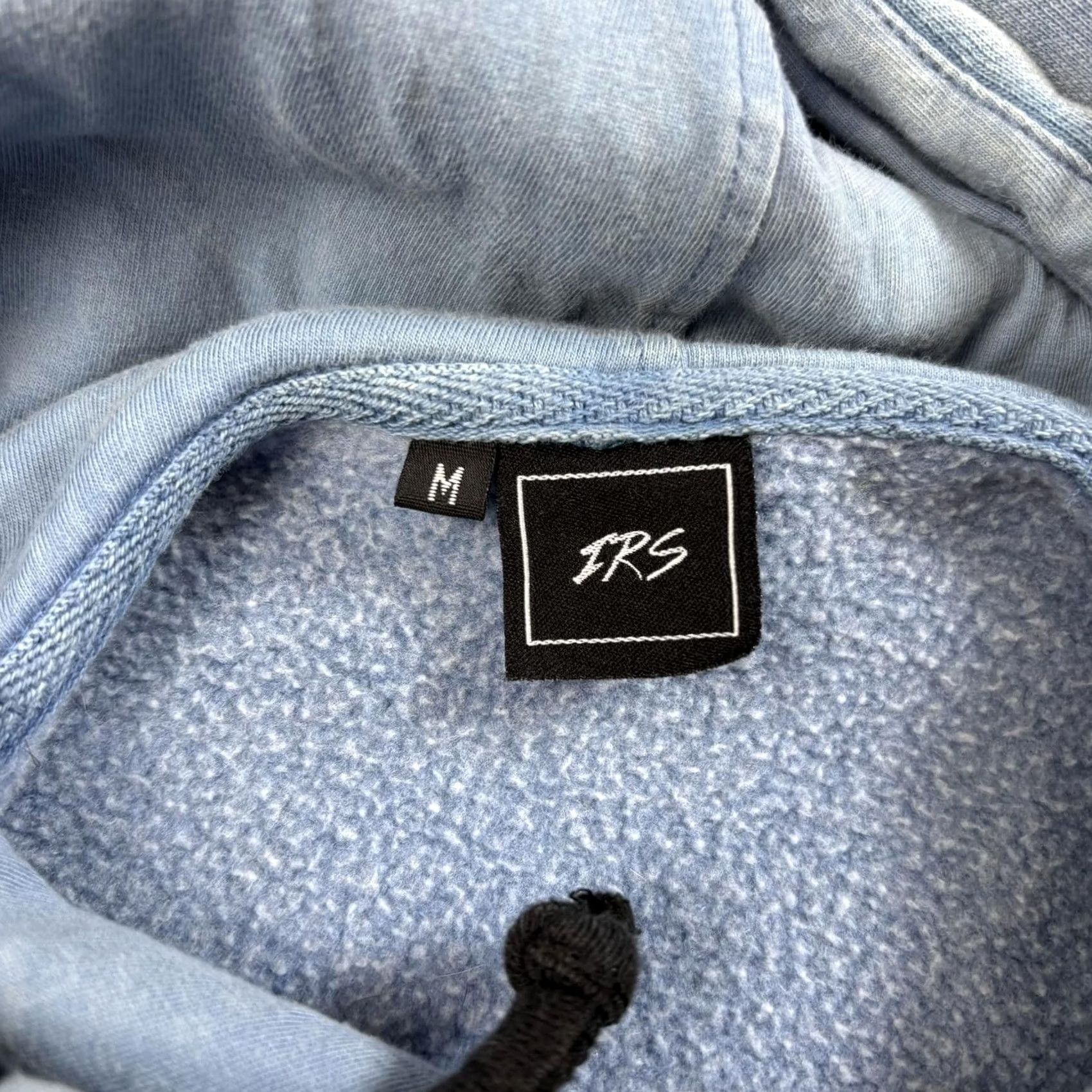 Vintage IRS Hoodie Men M Blue Graphic Print Pullover Sweatshirt with Hood Pockets Size US M / EU 48-50 / 2 - 3 Thumbnail
