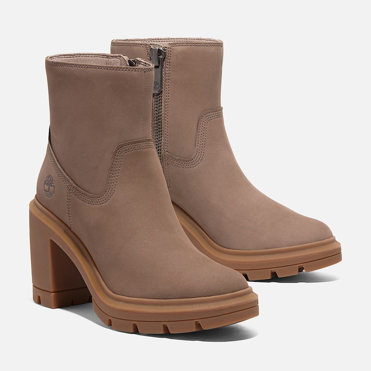 Timberland TIMBERLAND WOMEN'S 9 ALLINGTON HEIGHTS MID ZIP UP BOOT TAUPE Size US 9 / IT 39 - 2 Thumbnail