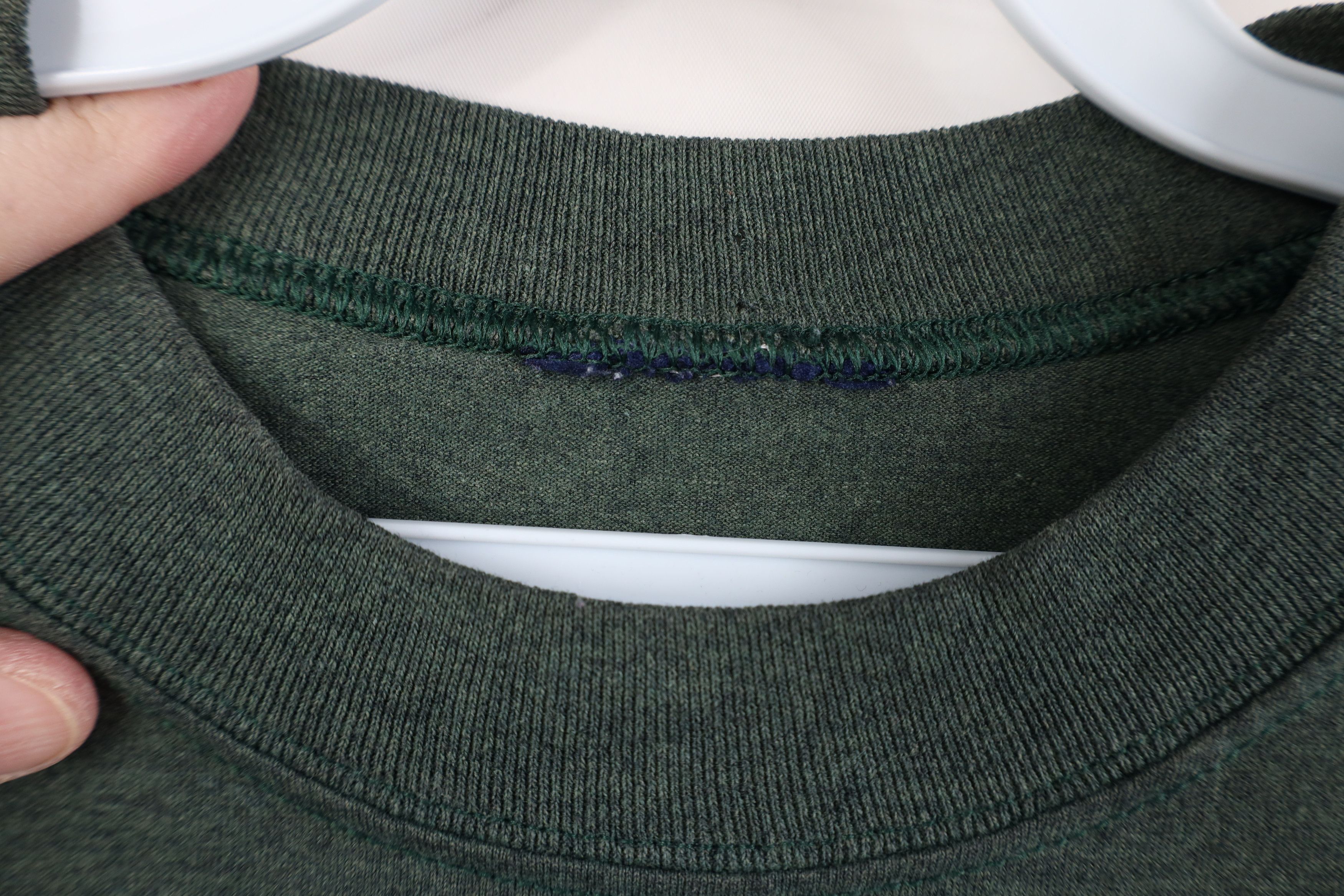 Vintage Vintage 90s Streetwear Long Sleeve T-Shirt Heather Green Size US M / EU 48-50 / 2 - 4 Thumbnail